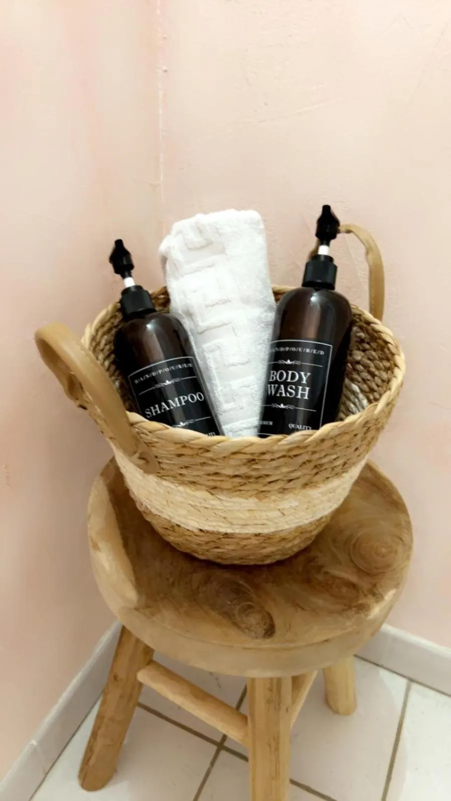 Shower in Domaine de la Borde