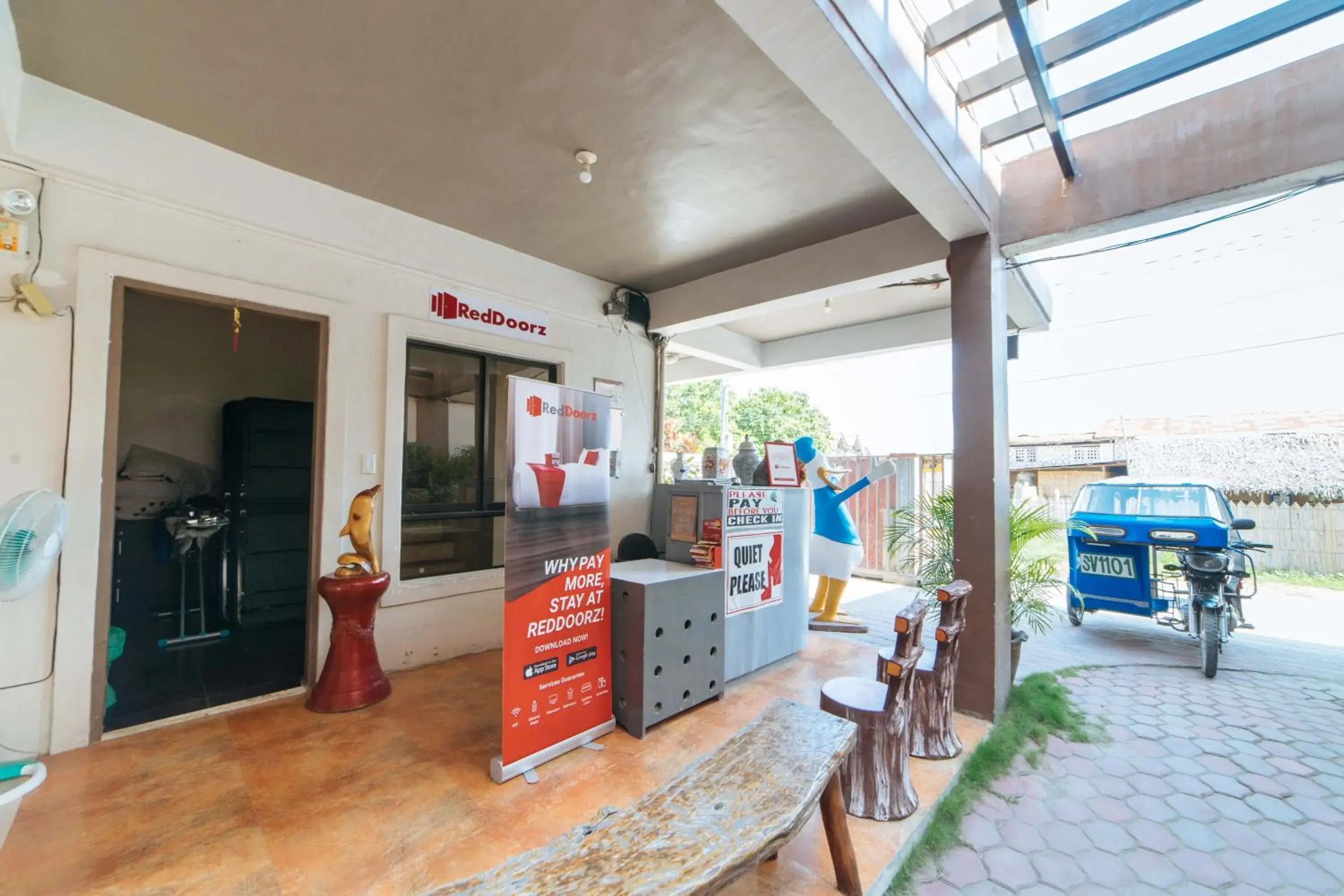 Lobby or reception in RedDoorz @ Aparente Gensan Lobby or reception in RedDoorz @ Aparente Gensan