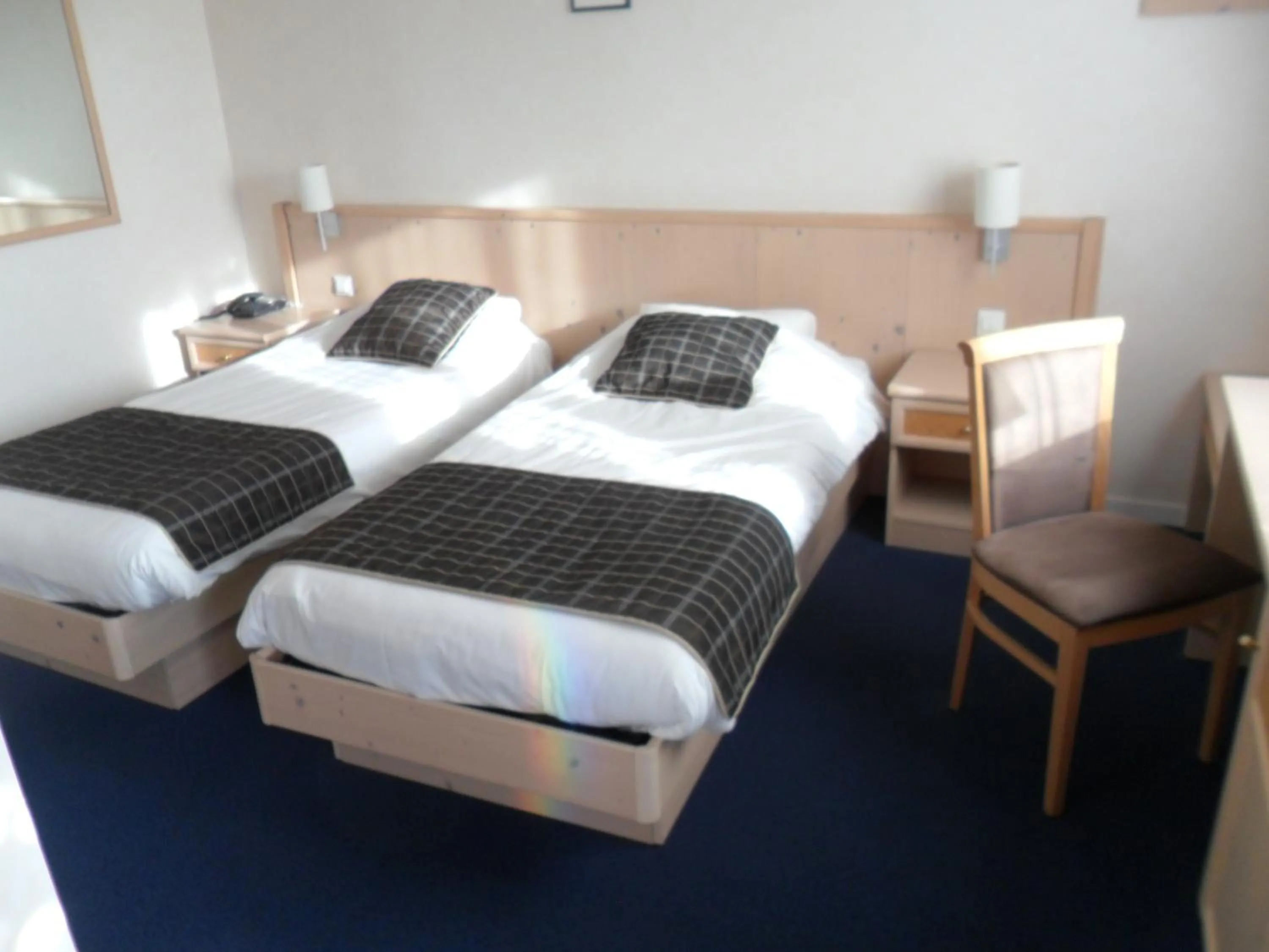 Bed in Hotel Anjou à L'Océane Angers-Le Mans