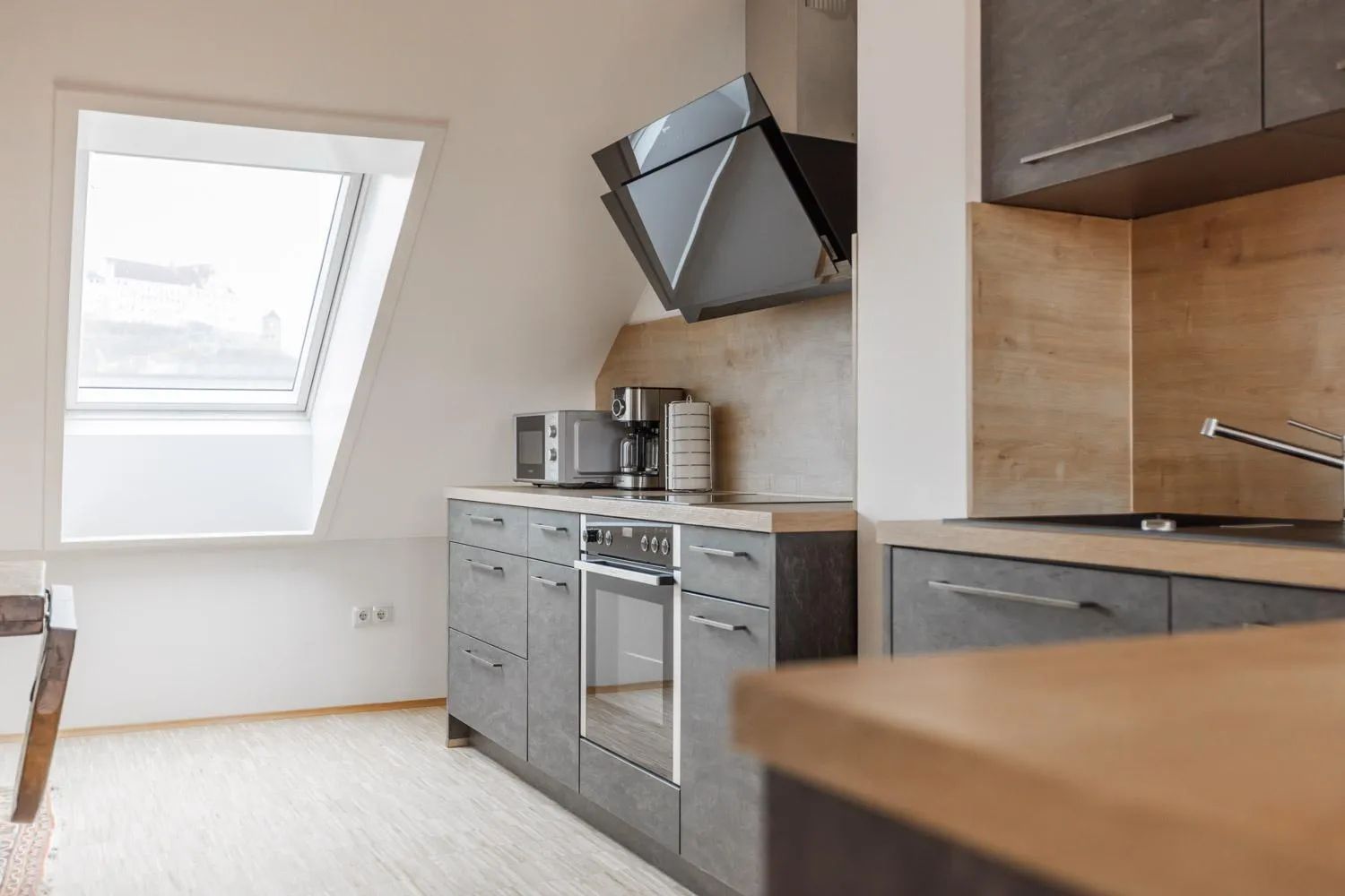 Kitchen or kitchenette in Hotel Freischütz Apartments