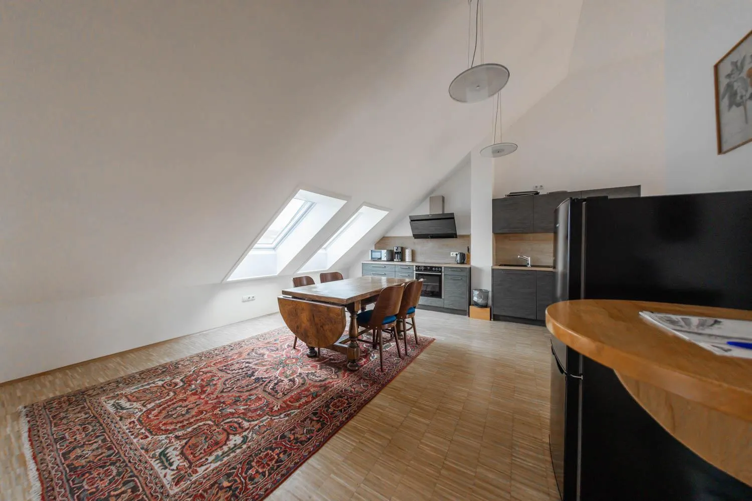Kitchen or kitchenette in Hotel Freischütz Apartments