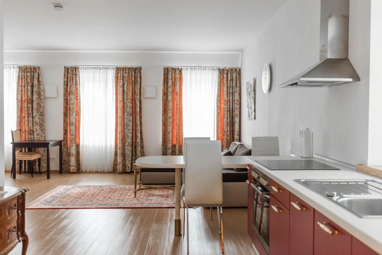 Kitchen or kitchenette in Hotel Freischütz Apartments