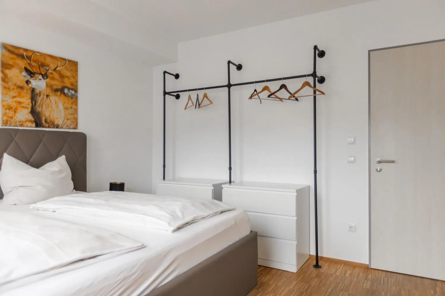 Bed in Hotel Freischütz Apartments