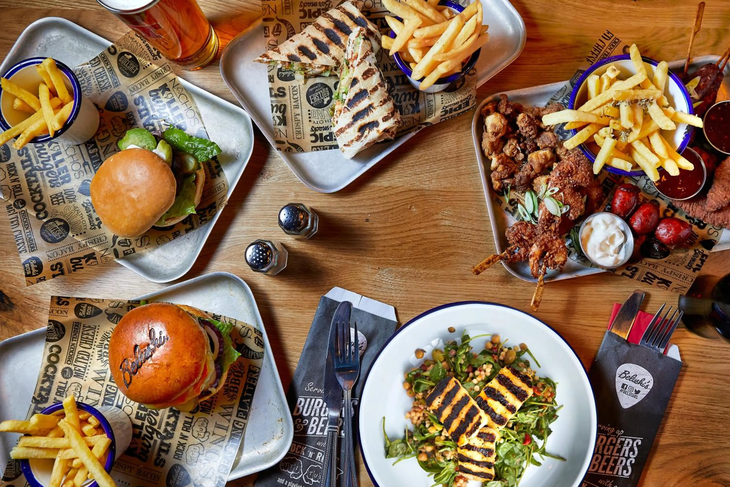 Food close-up in St Christopher's Inn Edinburgh - Old Town