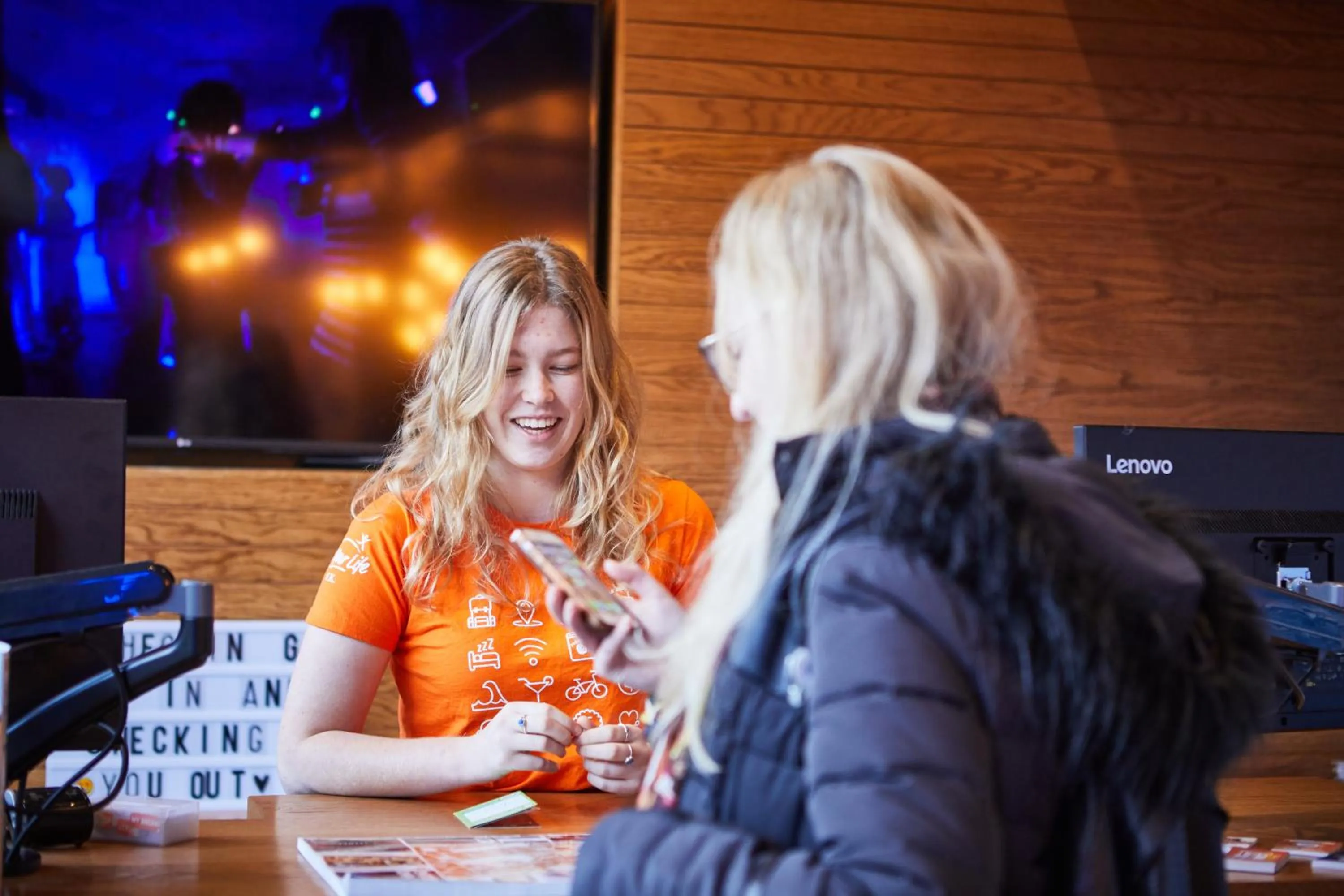 Staff in St Christopher's Inn Edinburgh - Old Town