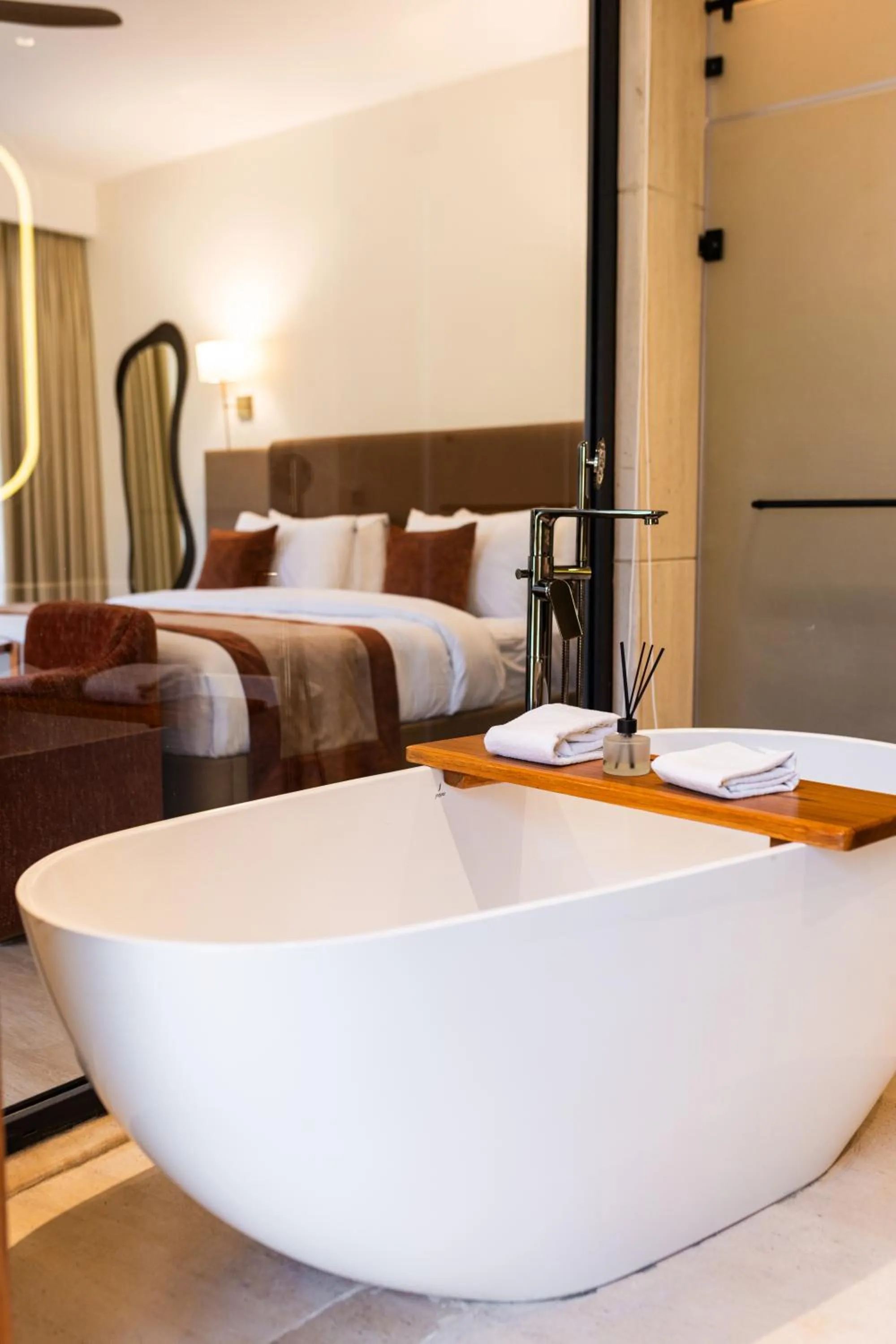 Bathroom, Bed in Antalya By Divine Ganga Cottage