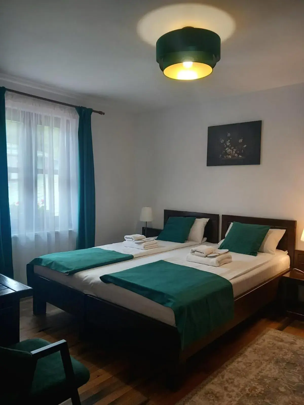 Bed in Pensiunea Rhein Bed in Pensiunea Rhein