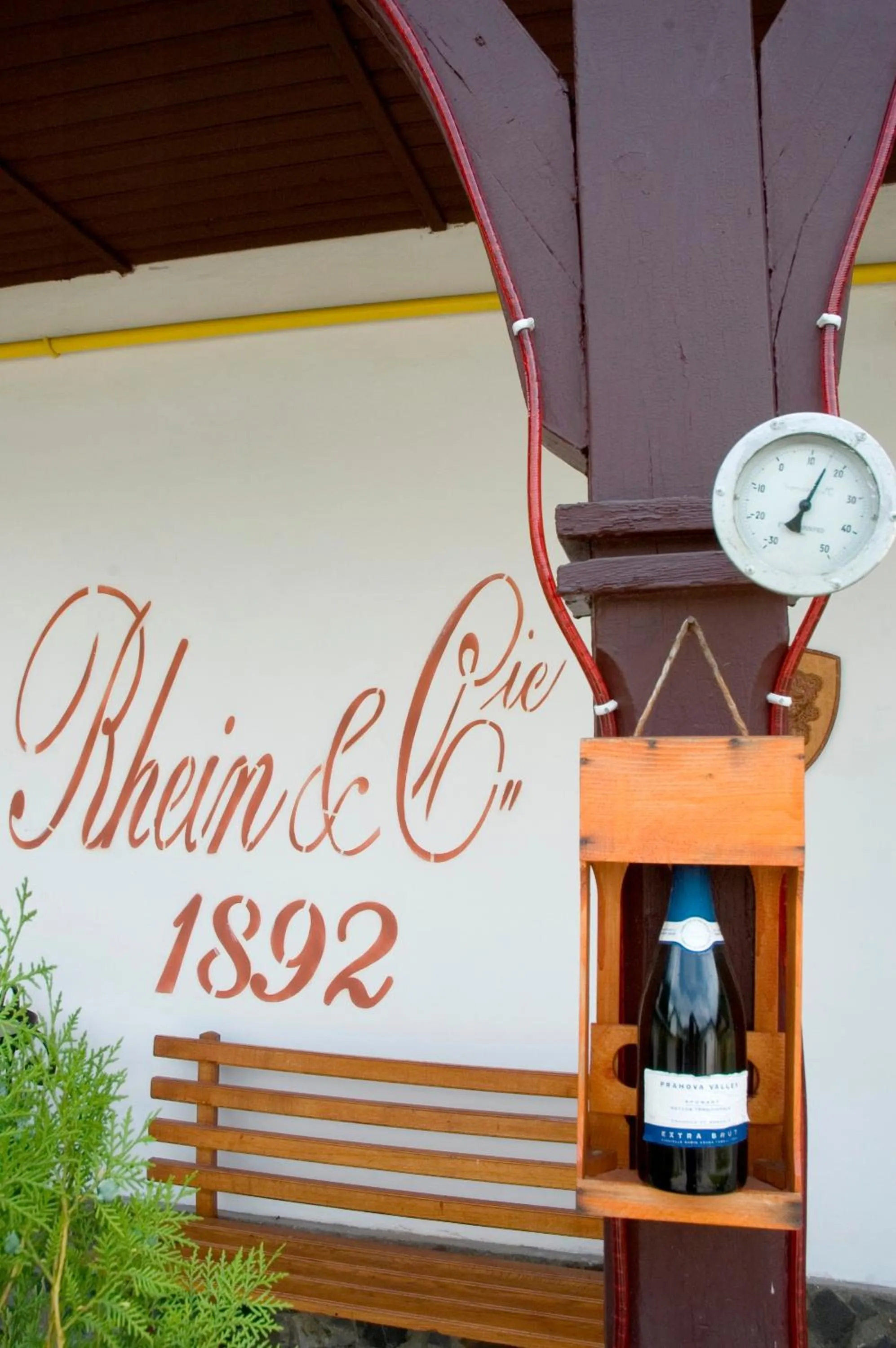 Decorative detail in Pensiunea Rhein