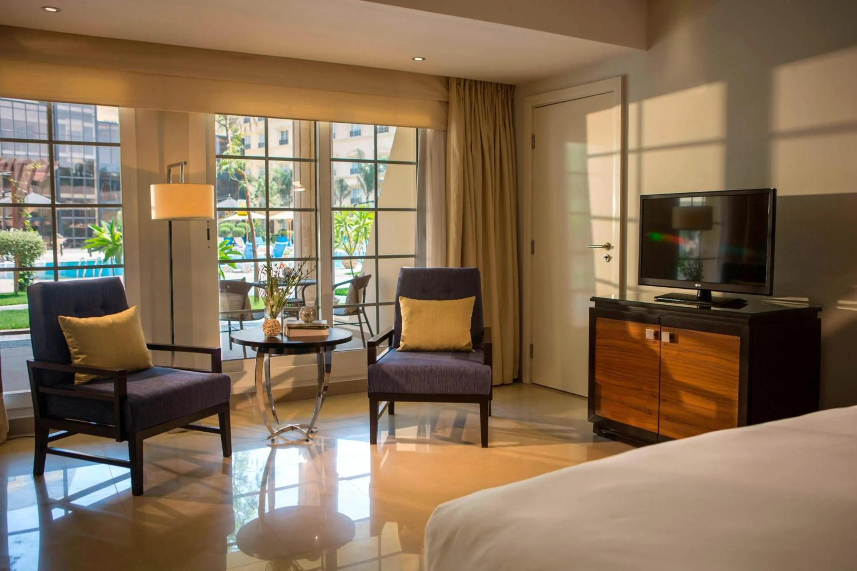 Bedroom, Bed in Renaissance Cairo Mirage City Hotel