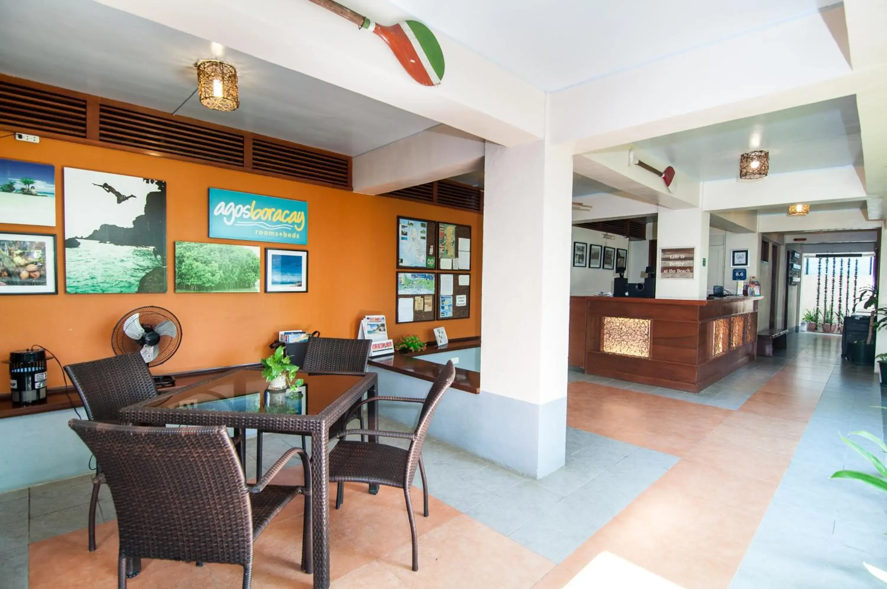Lobby or reception in Agos Boracay Rooms + Beds Lobby or reception in Agos Boracay Rooms + Beds