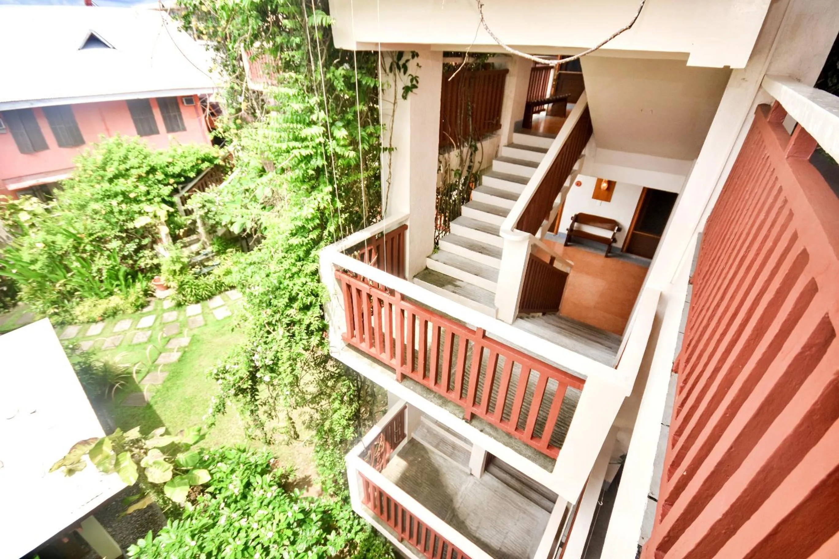 Balcony/Terrace in Agos Boracay Rooms + Beds