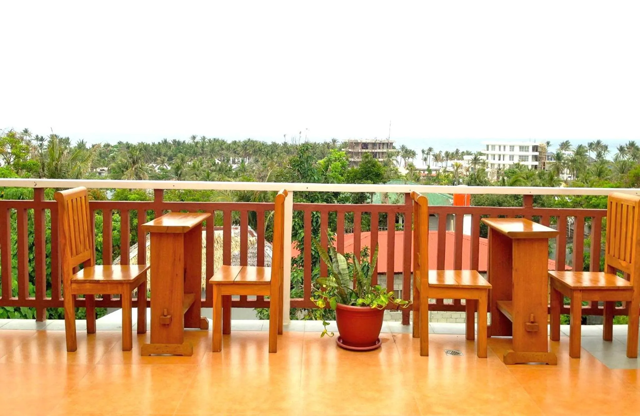 Balcony/Terrace in Agos Boracay Rooms + Beds