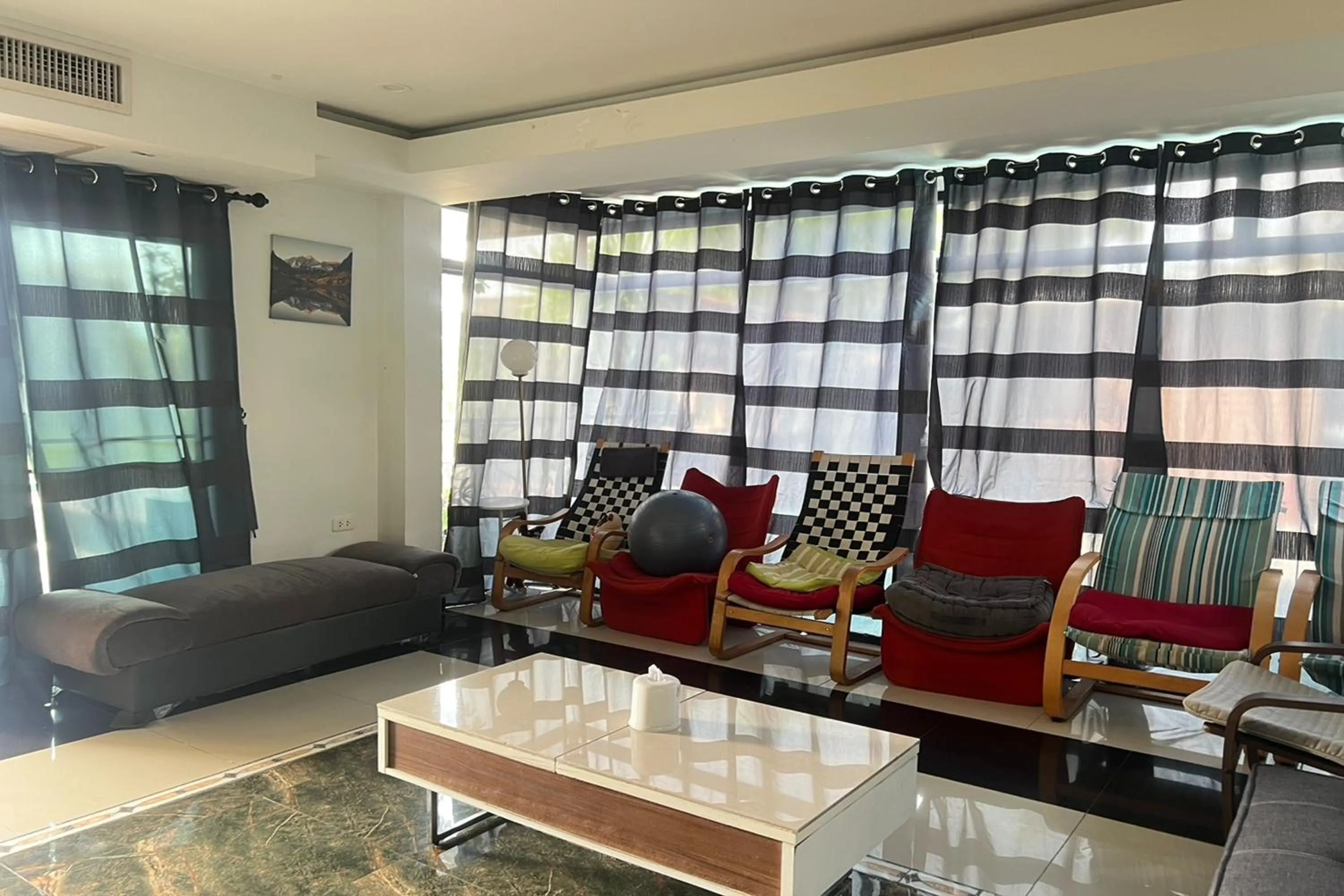 Seating area in BKL Pool Villa Pattaya