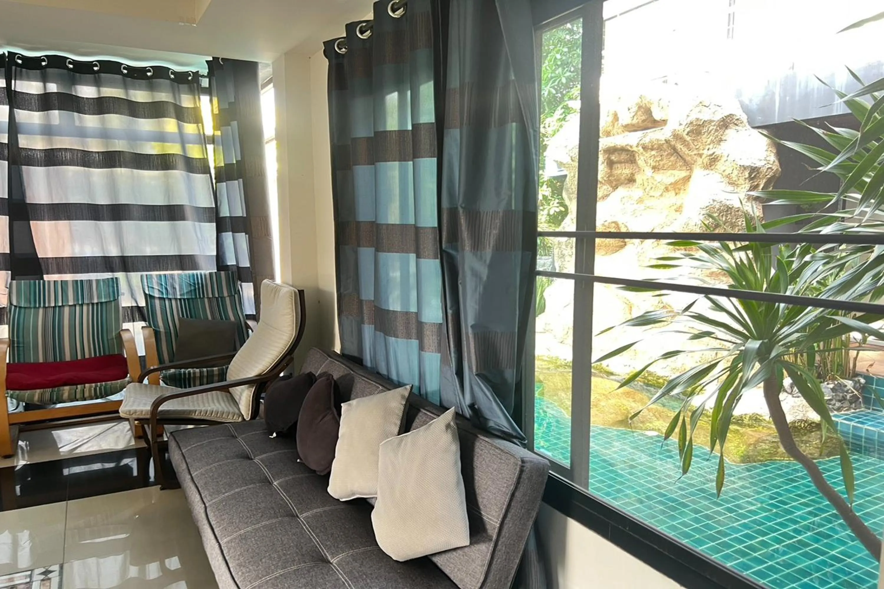 Living room in BKL Pool Villa Pattaya