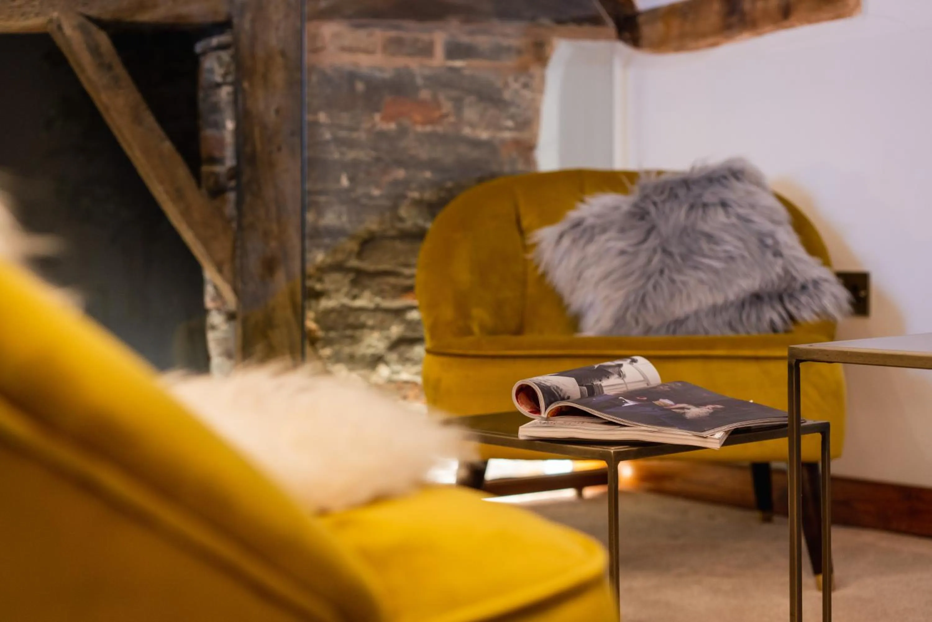Seating area in Old Infirmary