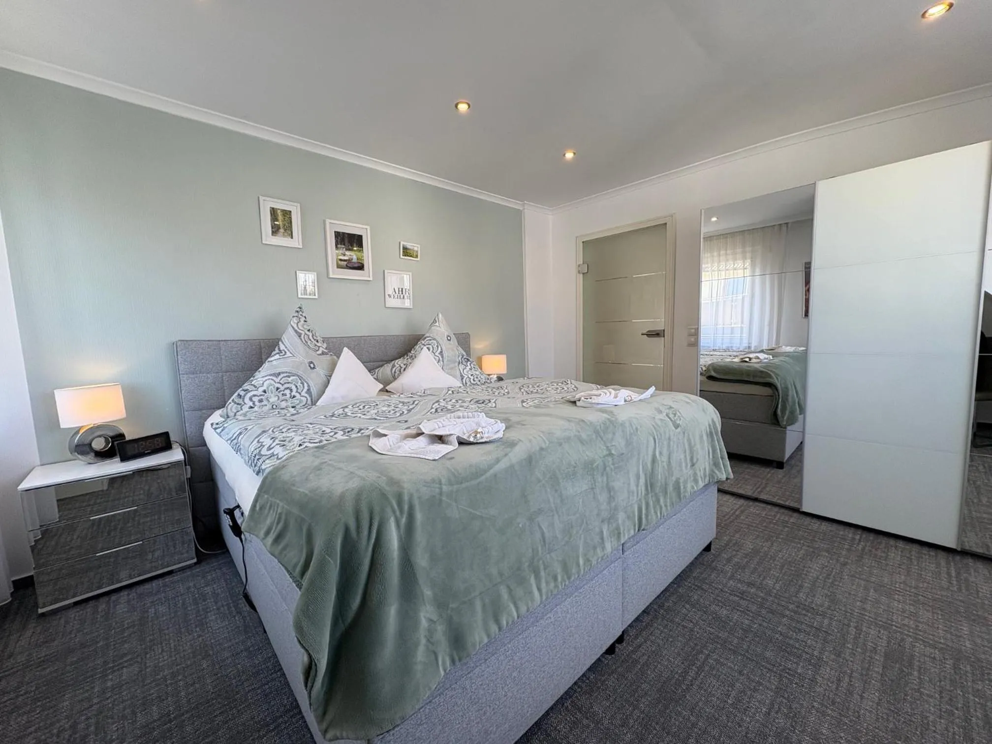 Bedroom, Bed in Ferienhaus Nehring