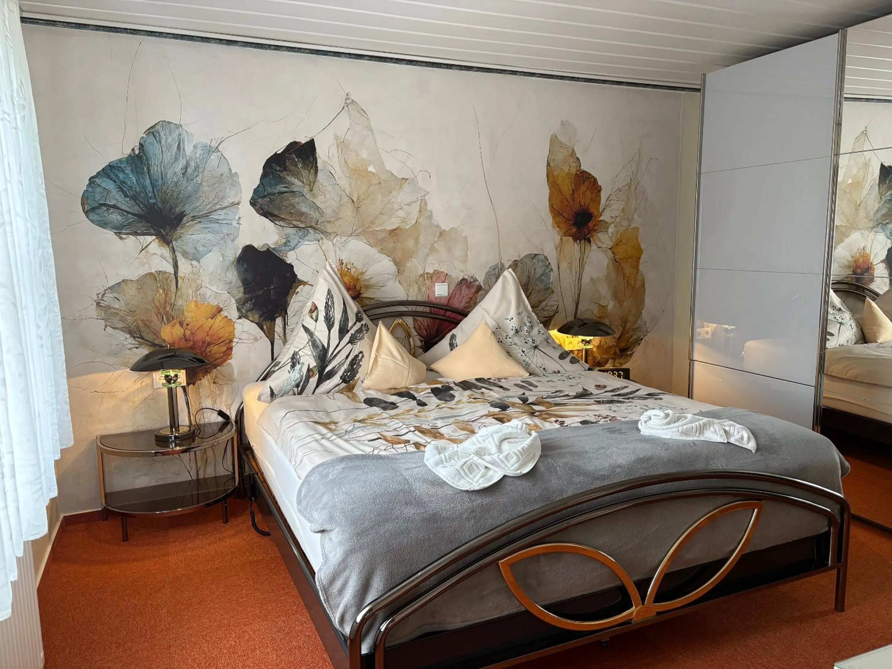 Bedroom, Bed in Ferienhaus Nehring