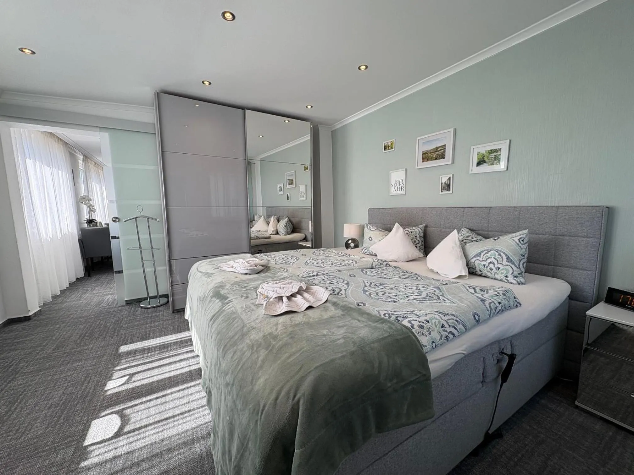 Bedroom, Bed in Ferienhaus Nehring