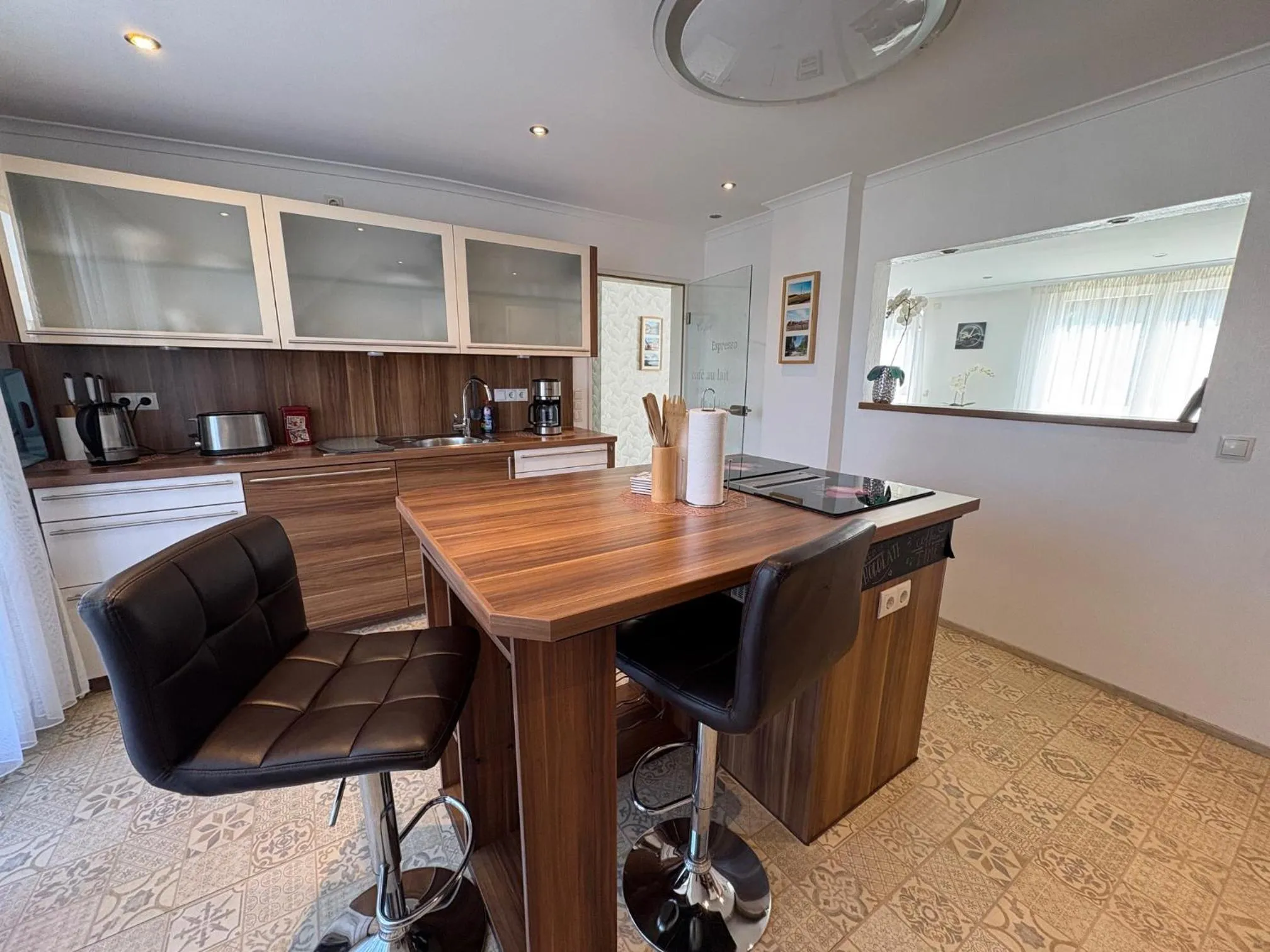 Kitchen or kitchenette in Ferienhaus Nehring