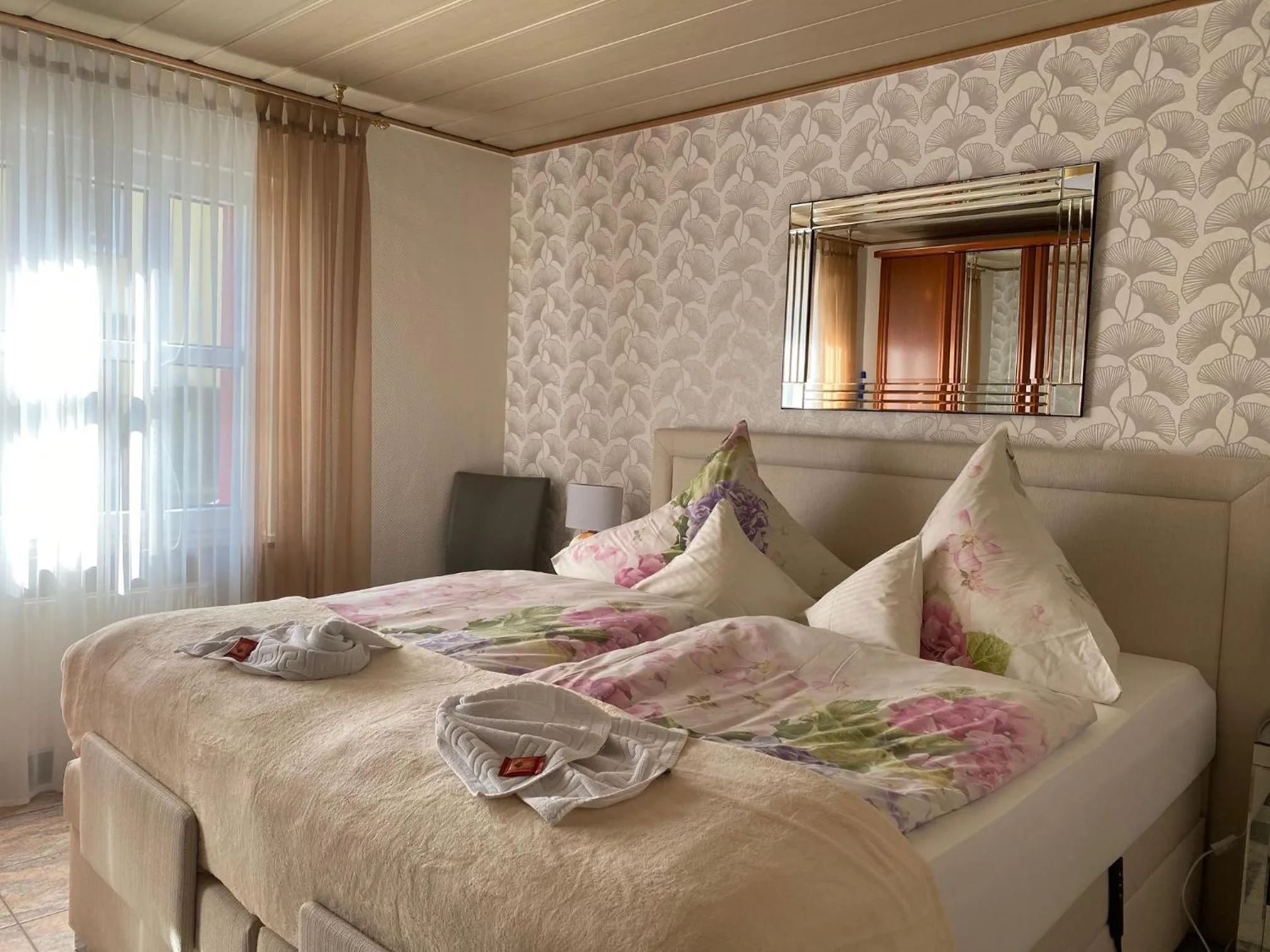 Bedroom, Bed in Ferienhaus Nehring