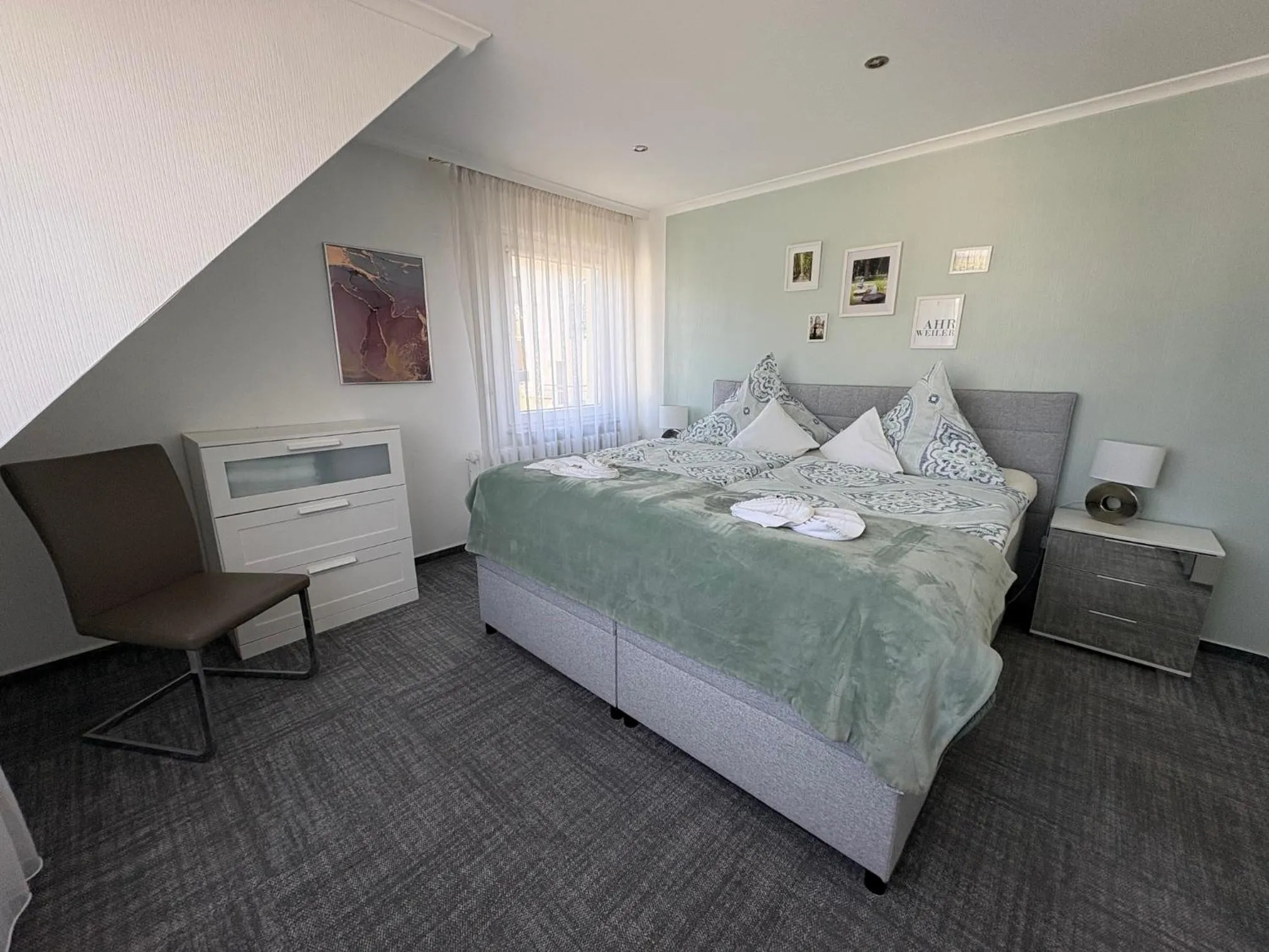 Bedroom, Bed in Ferienhaus Nehring