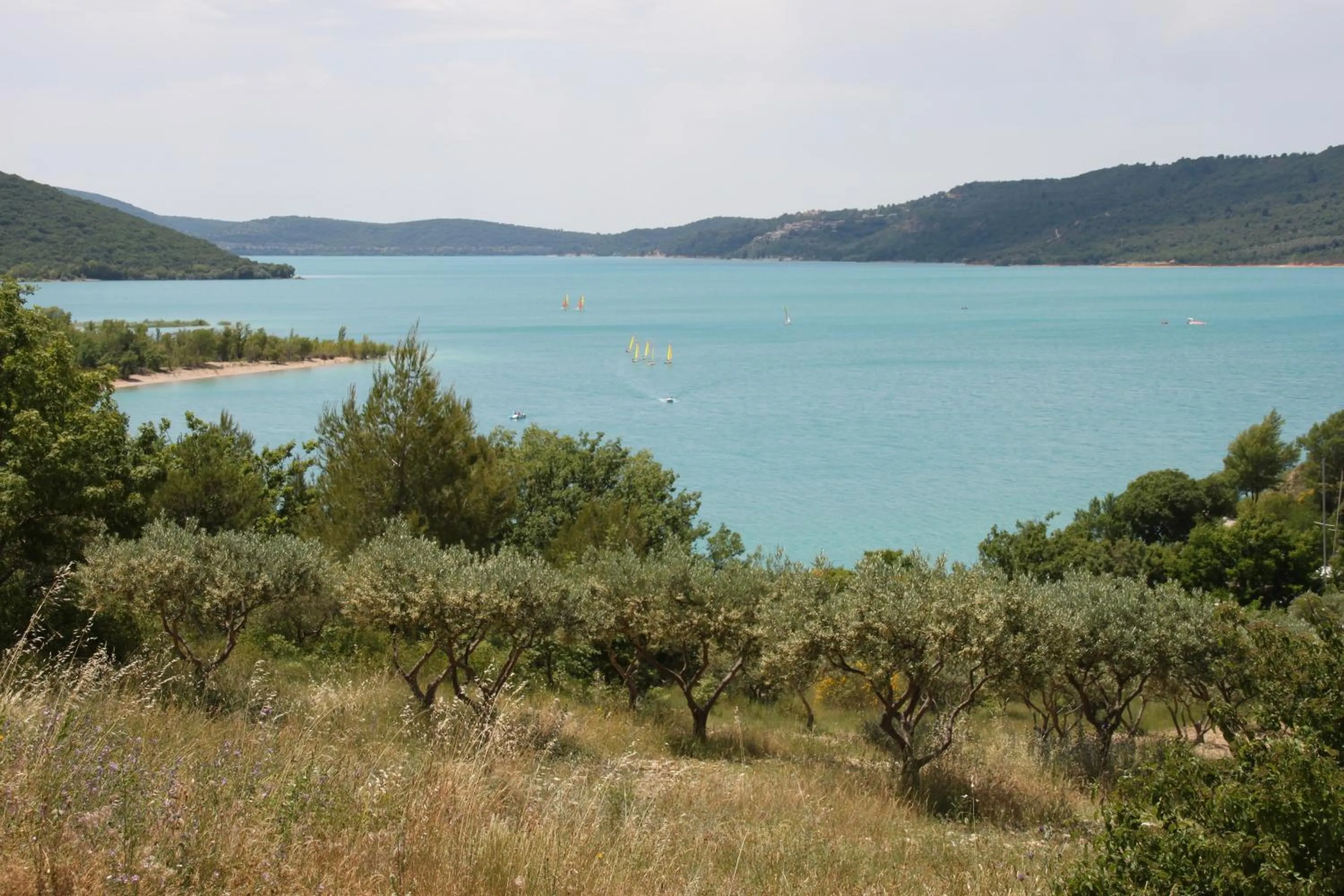Lake view in Auberge des Salles