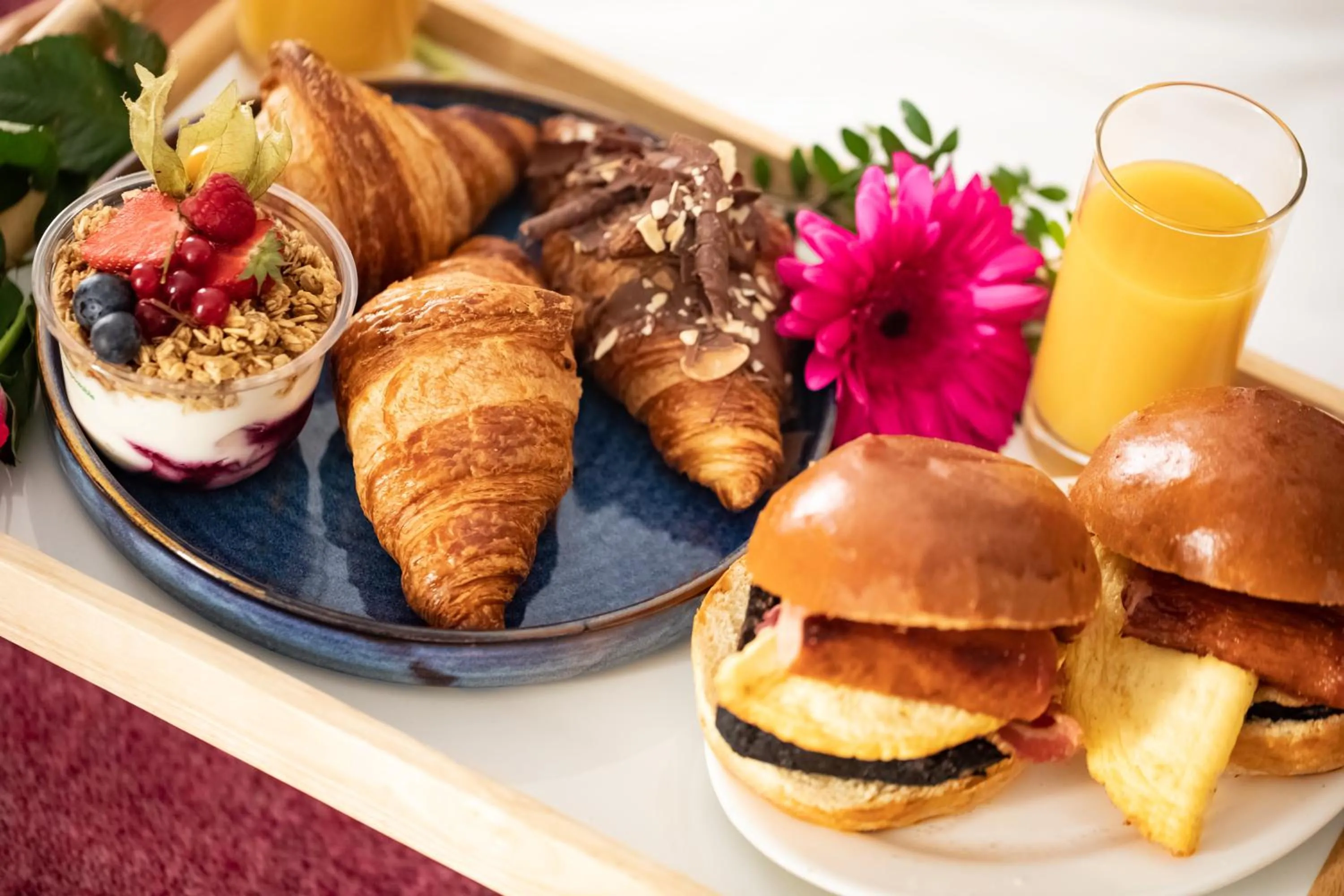 Food in Rooms at The Marine