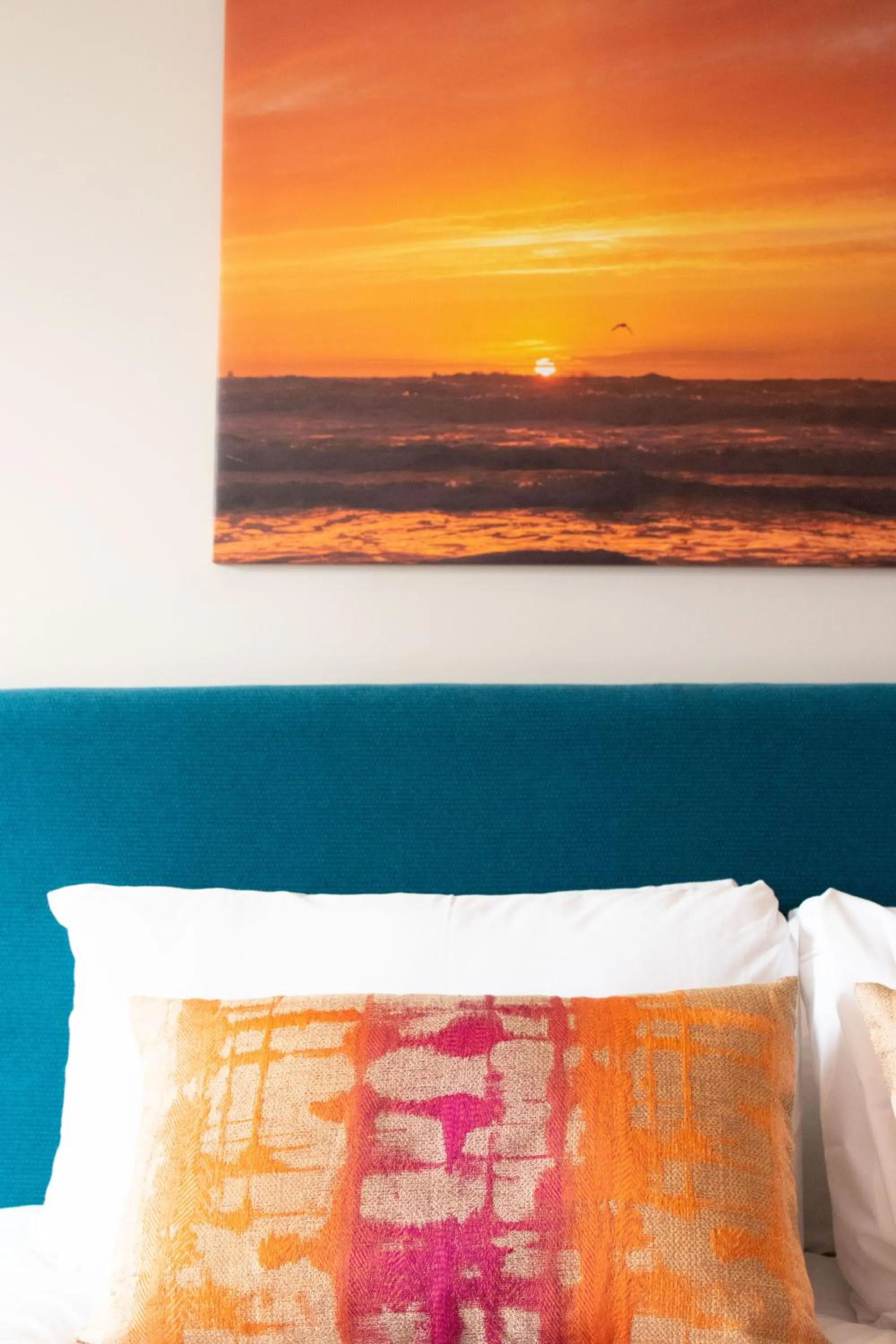 Bed in Rooms at The Marine