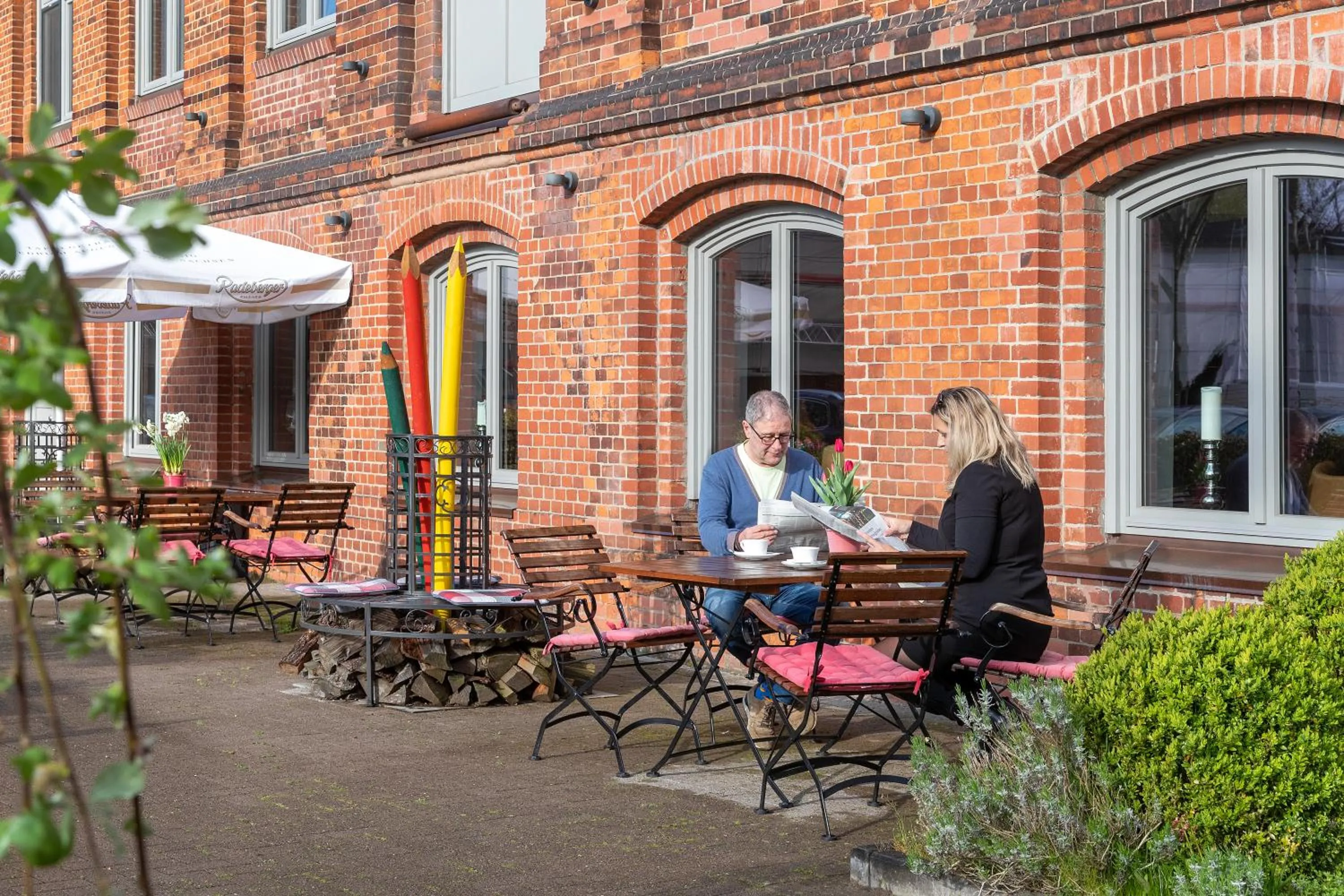 Balcony/Terrace in Hotel Volksschule