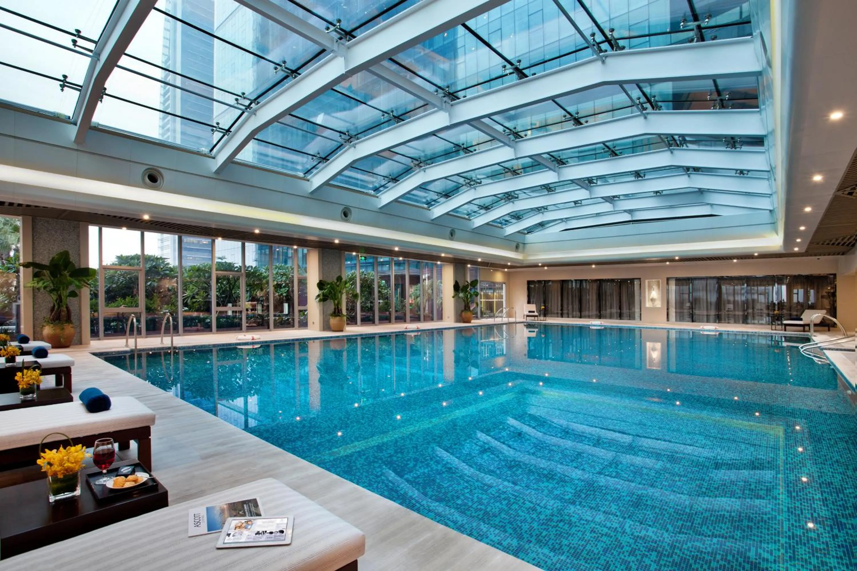 Pool view in Ascott IFC Guangzhou - Free Shuttle Bus For Canton Fair
