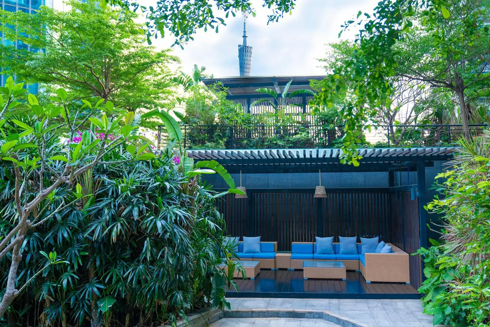 Garden view in Ascott IFC Guangzhou Garden view in Ascott IFC Guangzhou