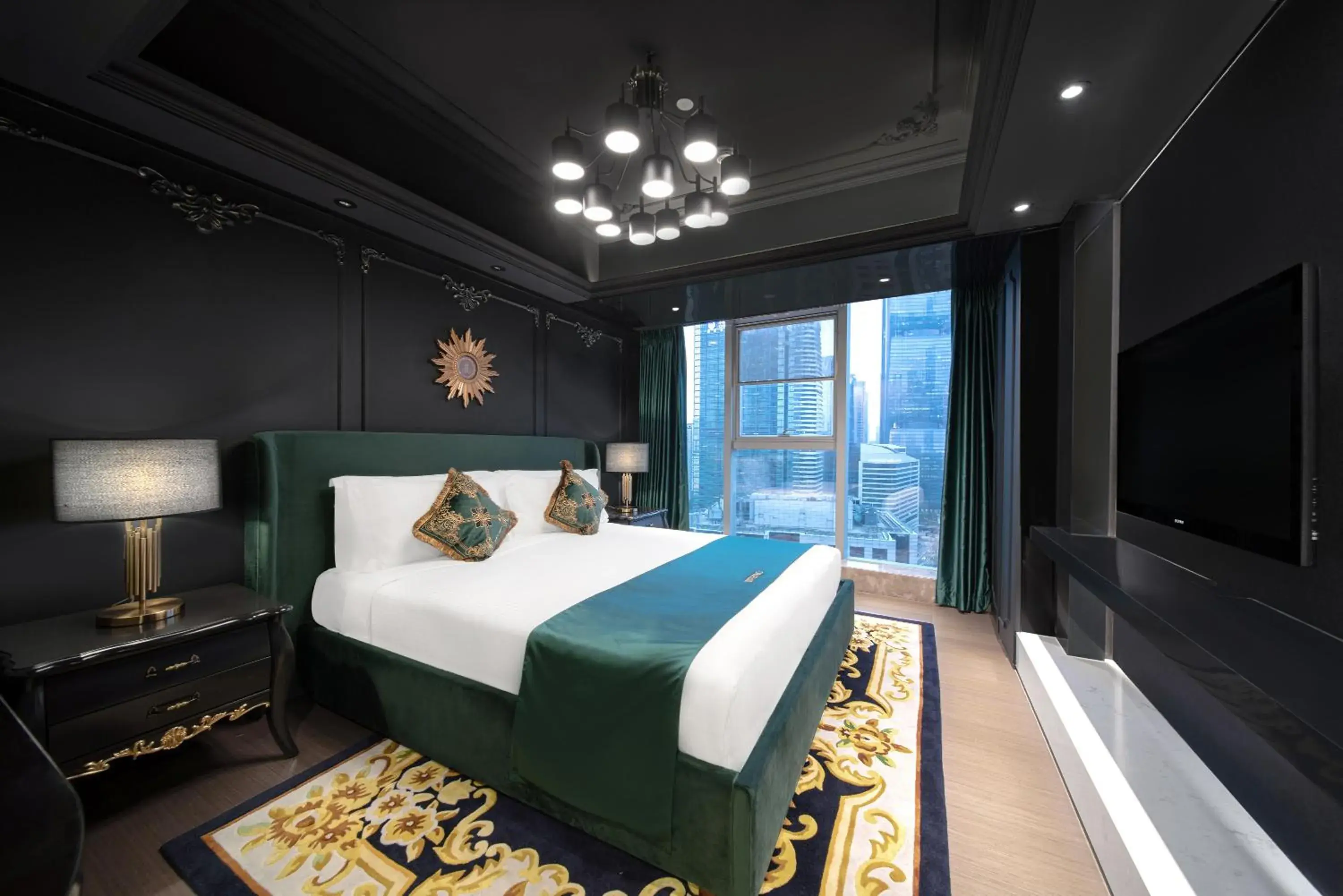 Bedroom, Bed in Ascott IFC Guangzhou Bedroom, Bed in Ascott IFC Guangzhou