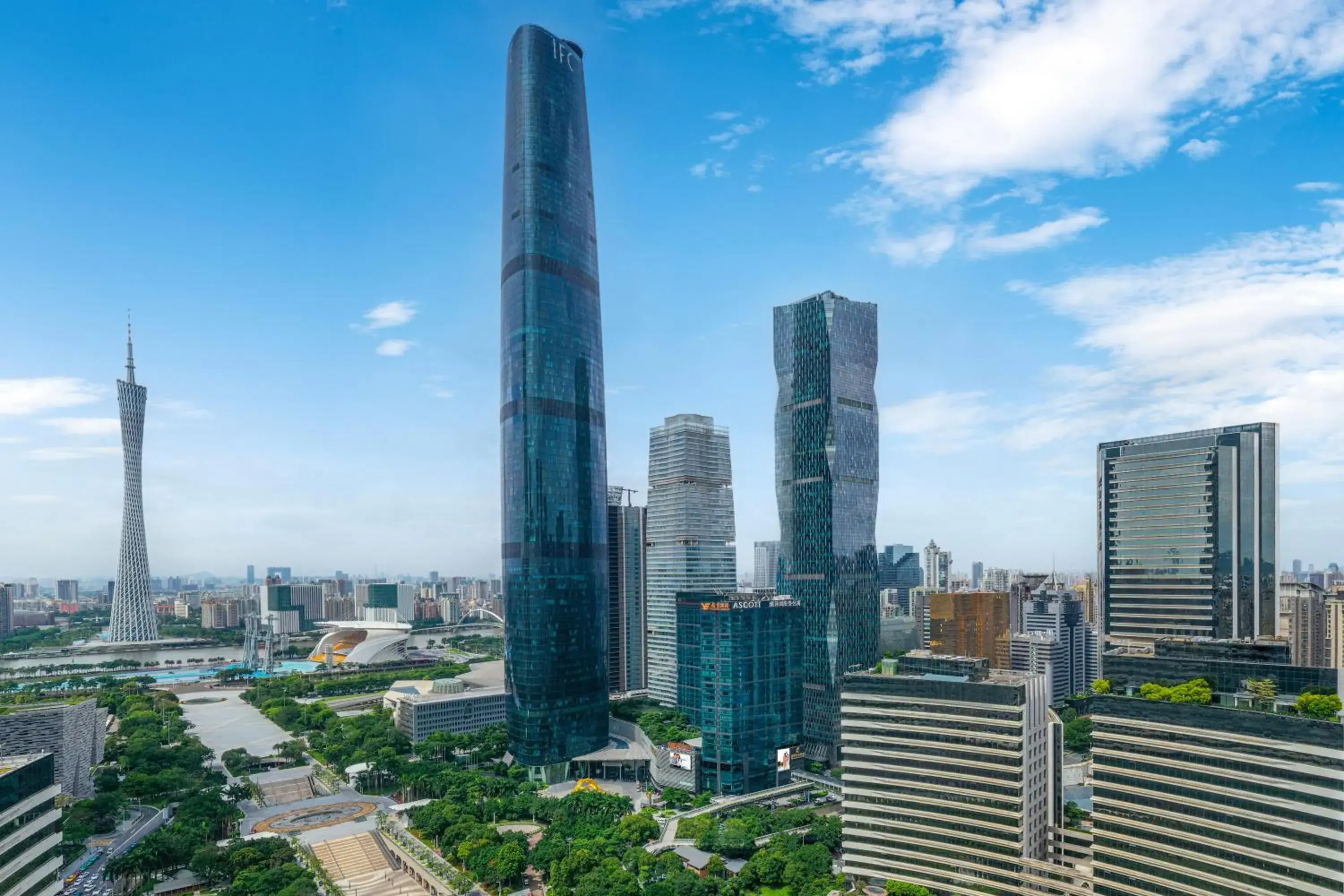 Property building in Ascott IFC Guangzhou Property building in Ascott IFC Guangzhou