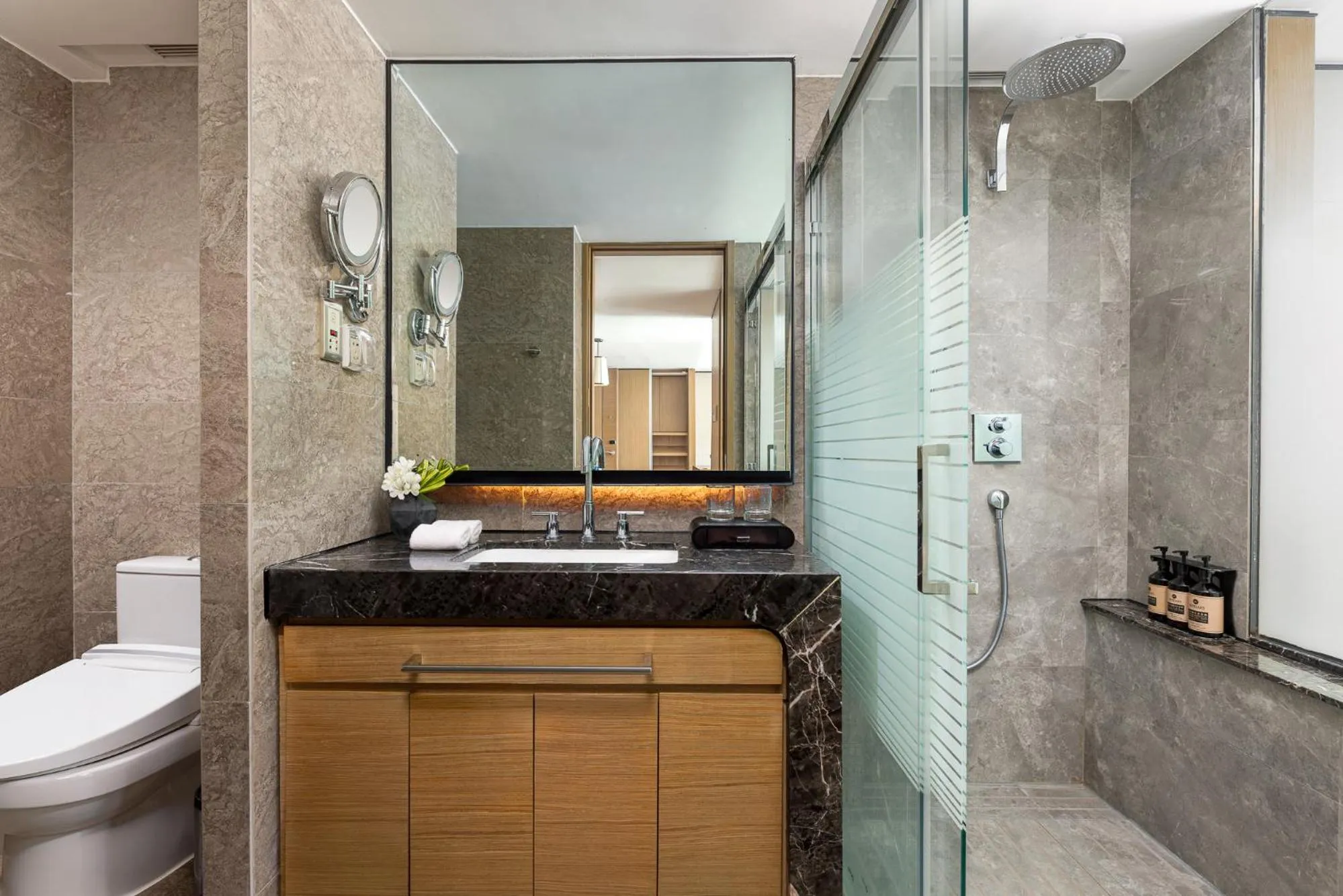 Bathroom in Ascott IFC Guangzhou - Free Shuttle Bus For Canton Fair