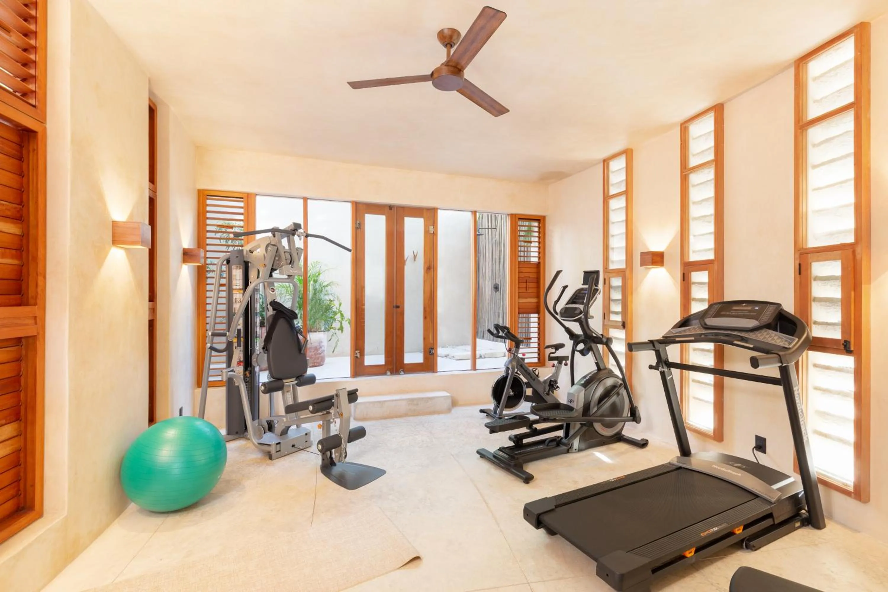 Fitness centre/facilities in Hotel Ma'xanab Tulum