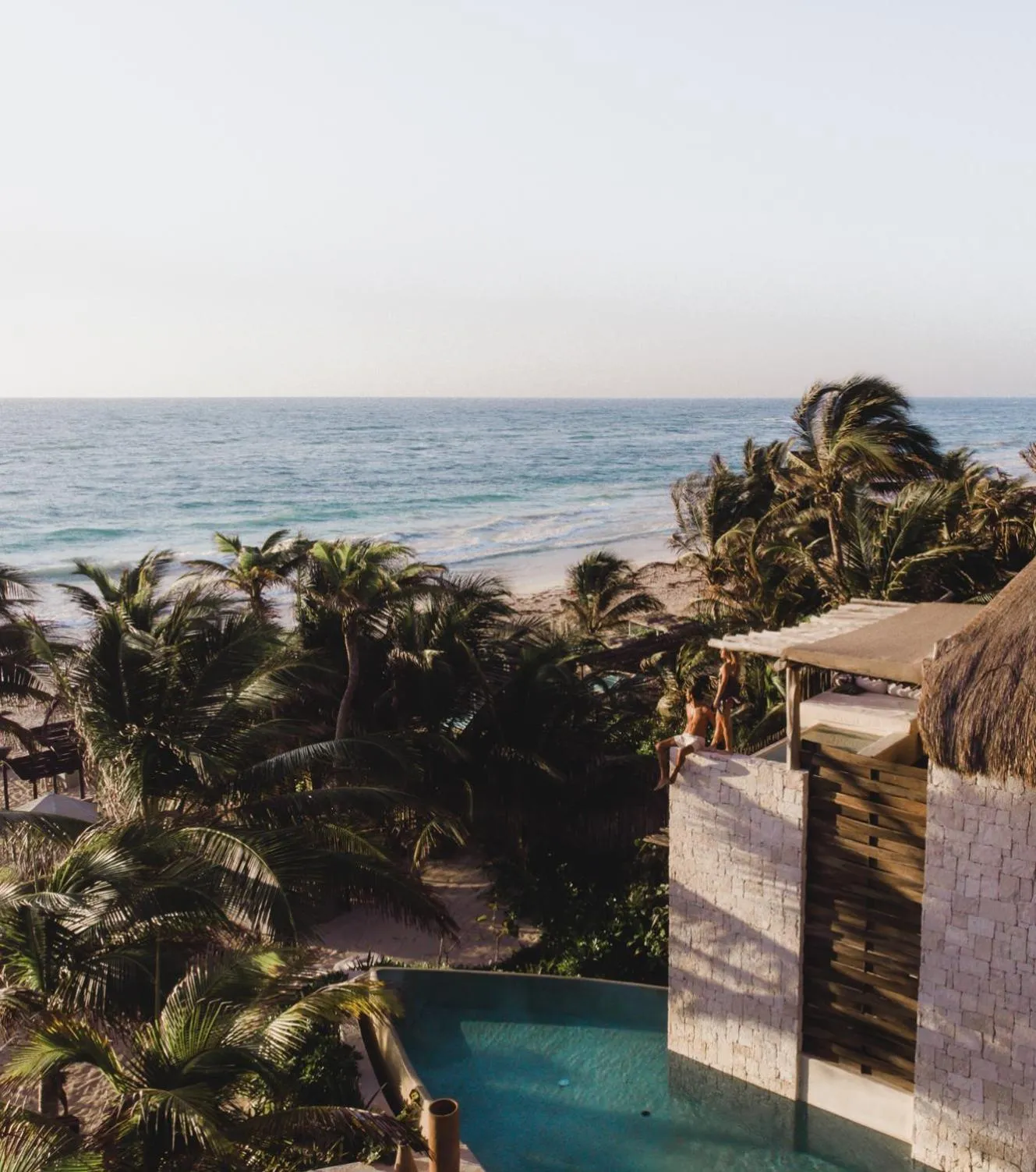 Pool view in Hotel Ma'xanab Tulum