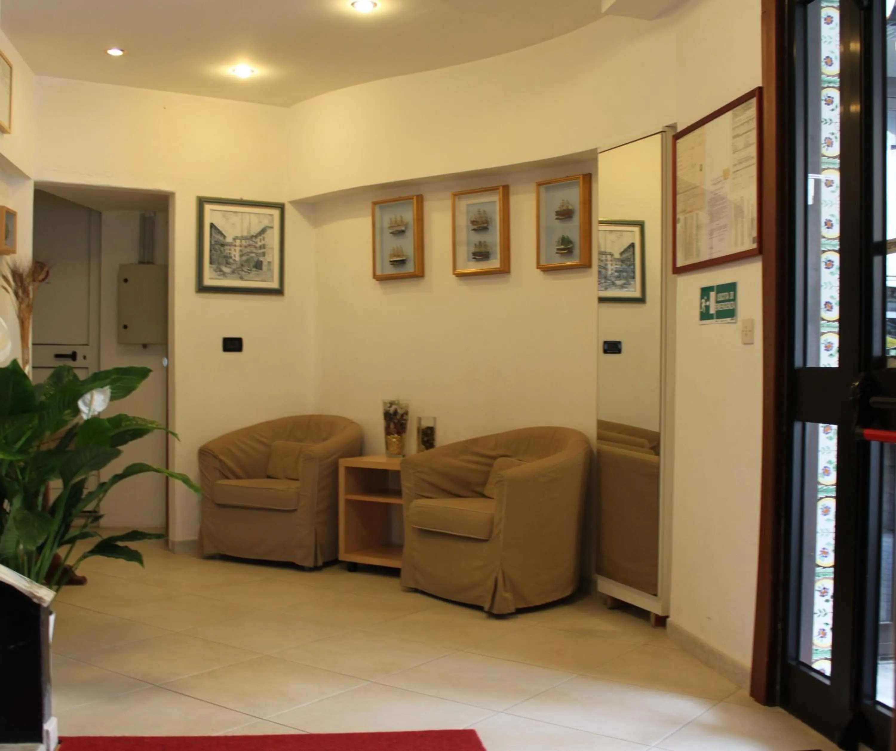 Seating area in Hotel Europa