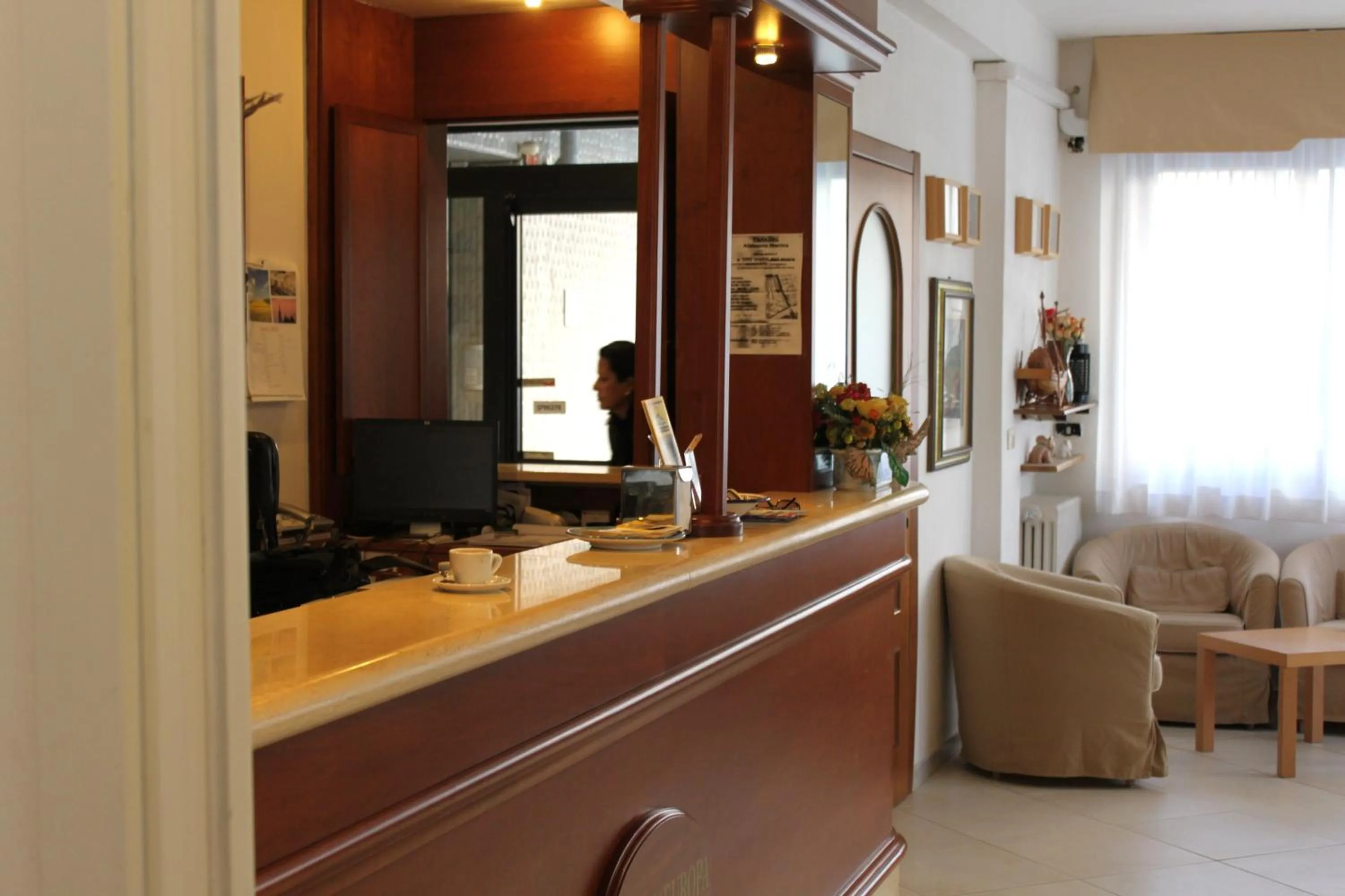 Lobby or reception in Hotel Europa