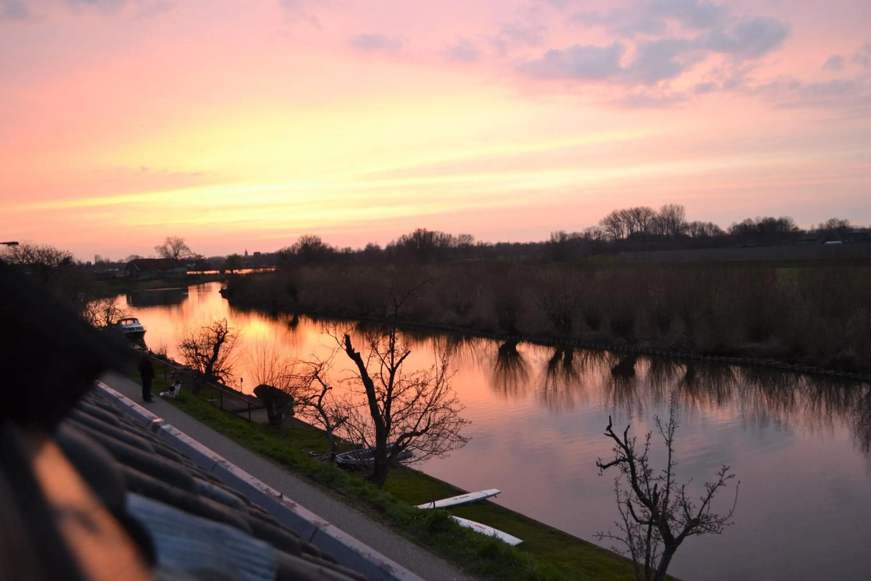 Natural landscape in B&B de Linge