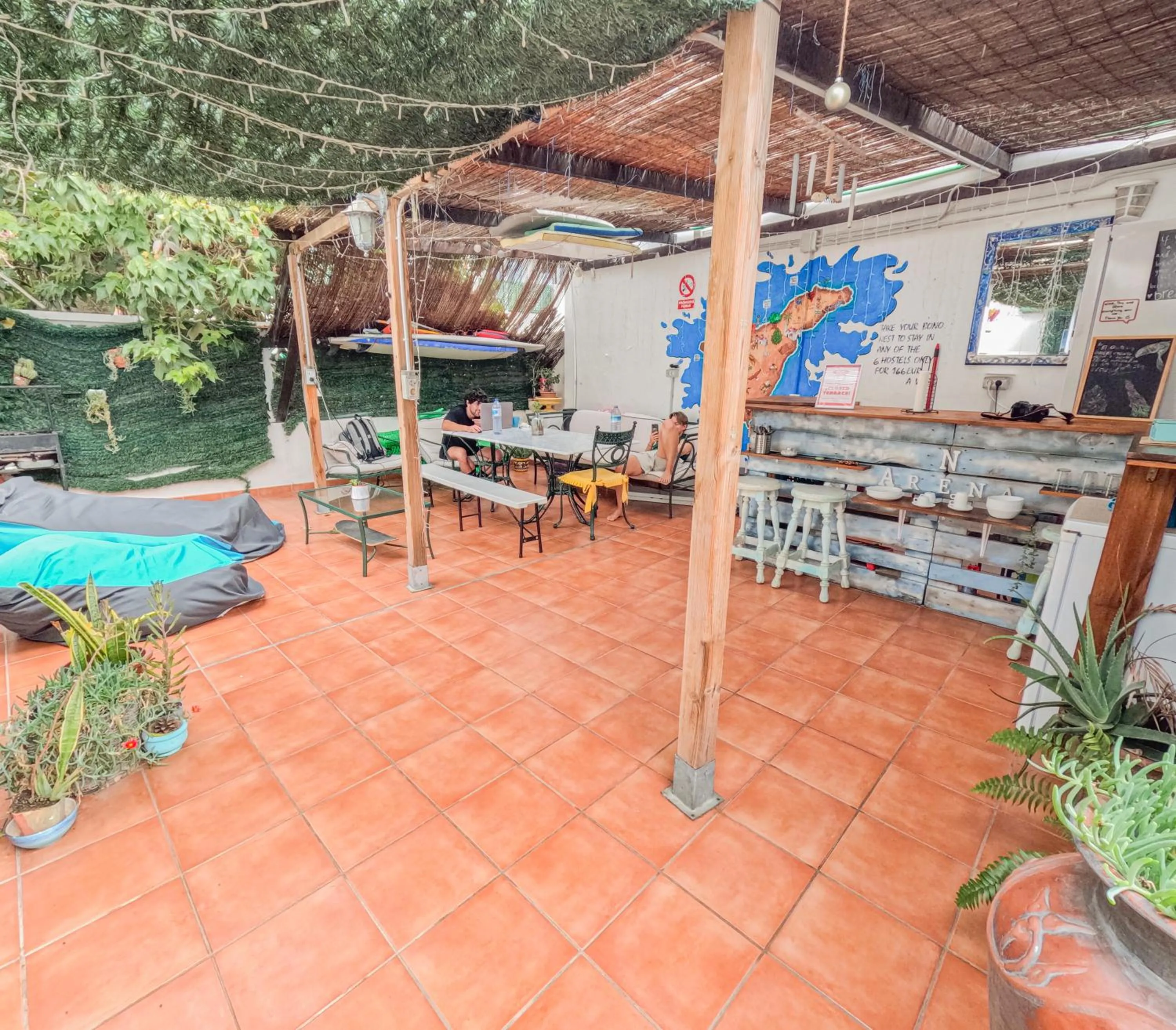 Balcony/Terrace in Arena Nest Hostel