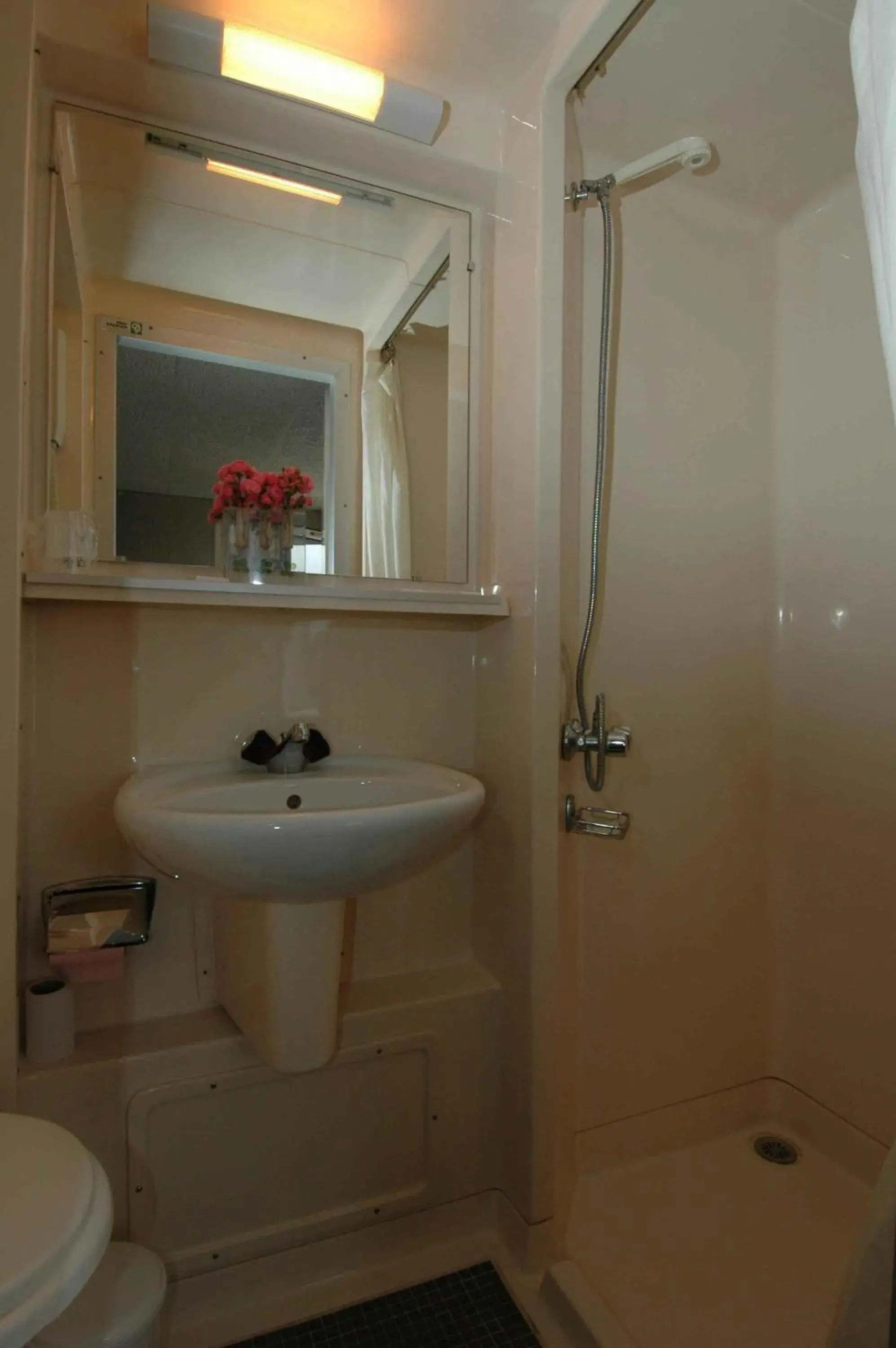 Bathroom in Hôtel Restaurant Maison Blanche