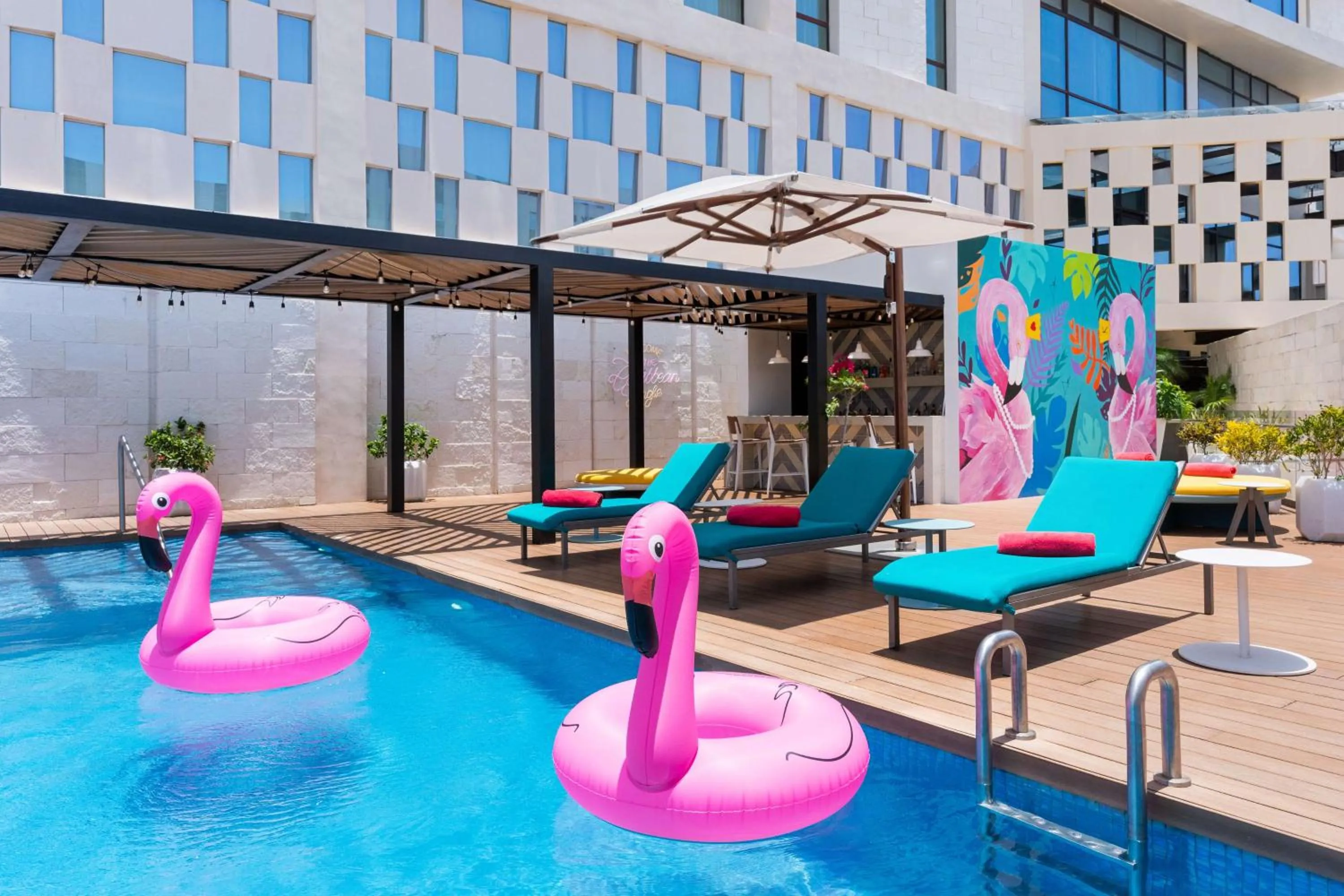 Pool view in Avani Cancun Airport