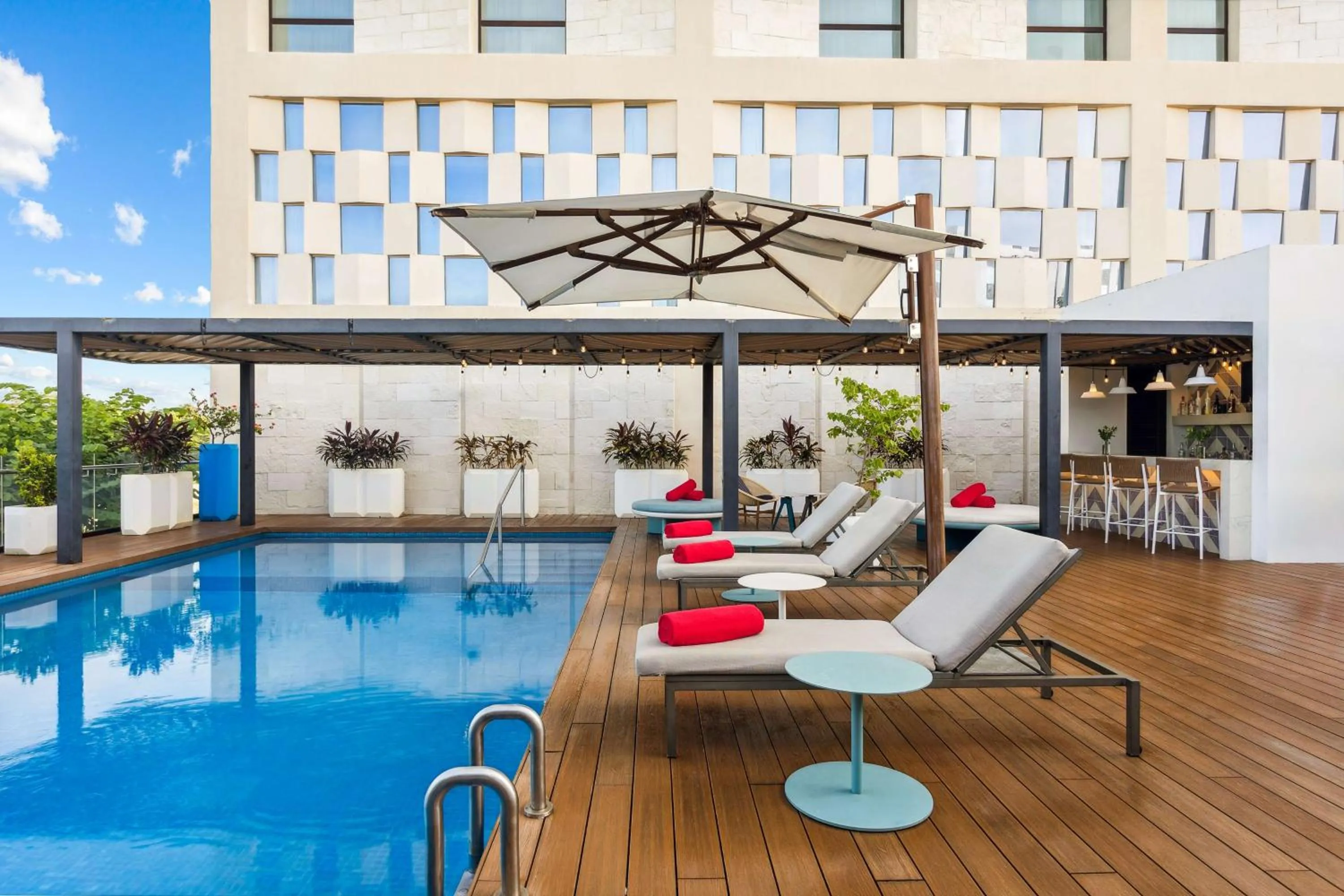 Pool view in Avani Cancun Airport