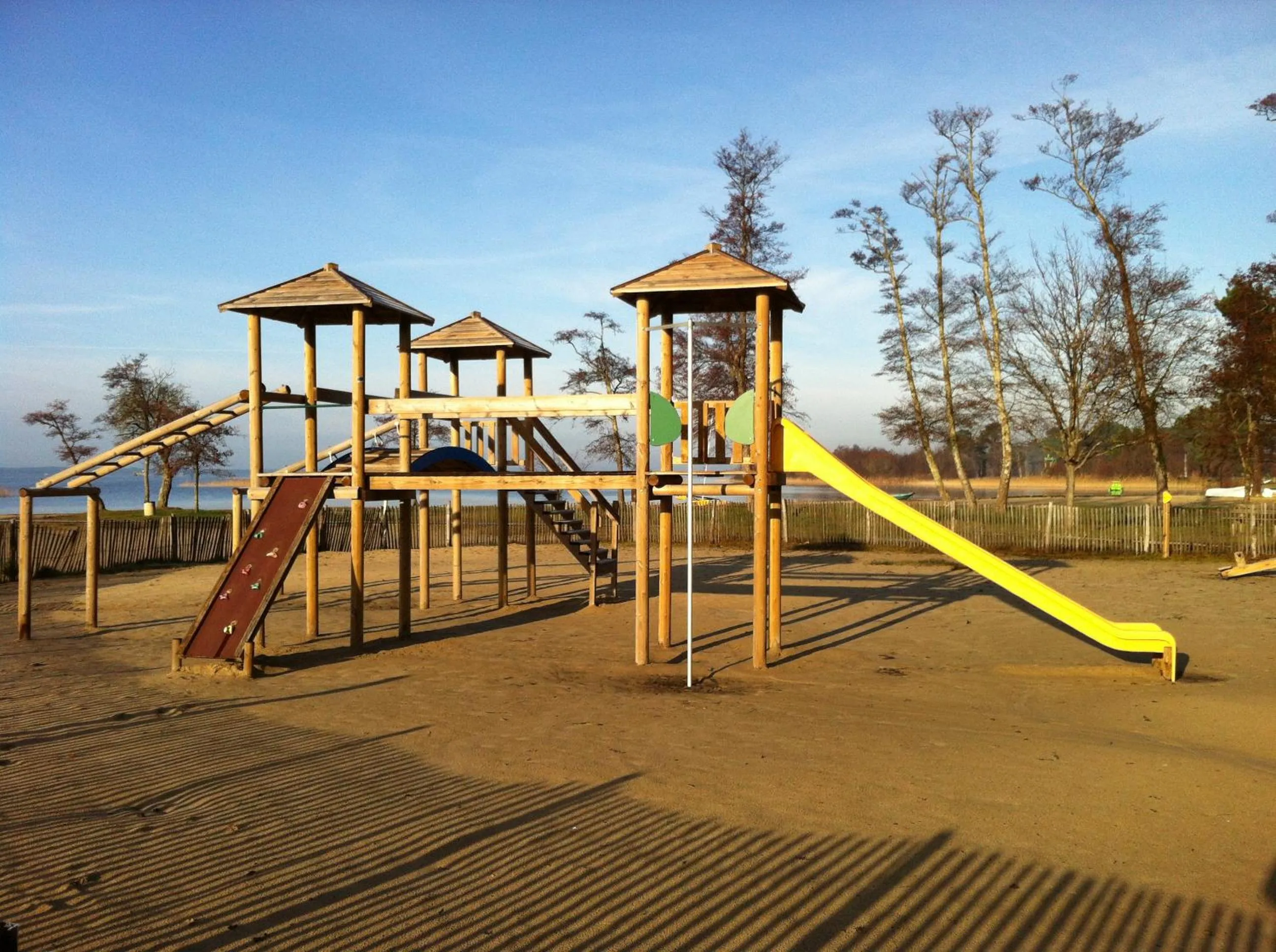 Children play ground in Les Cottages Du Lac