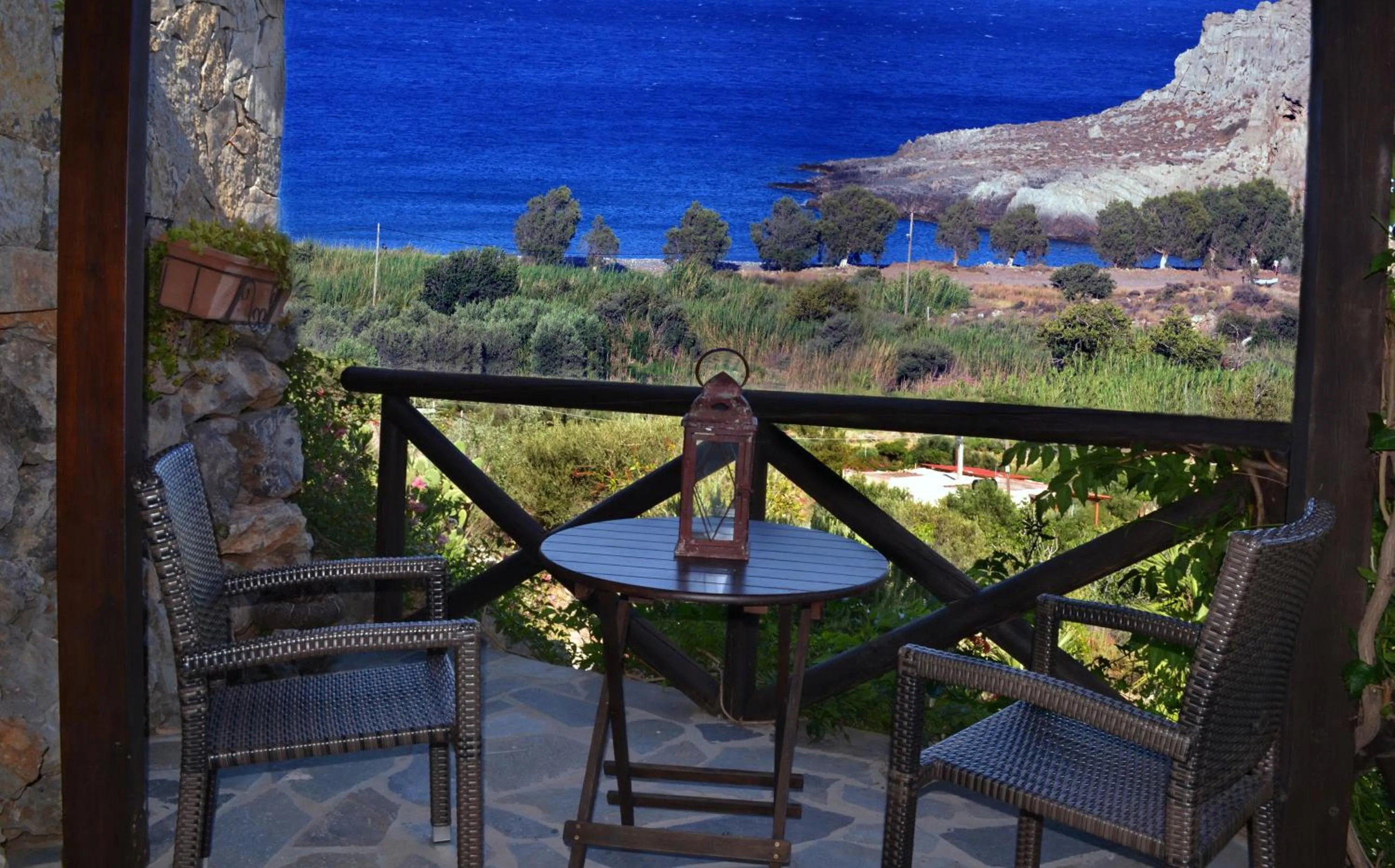 Balcony/Terrace in Katerina Apartments