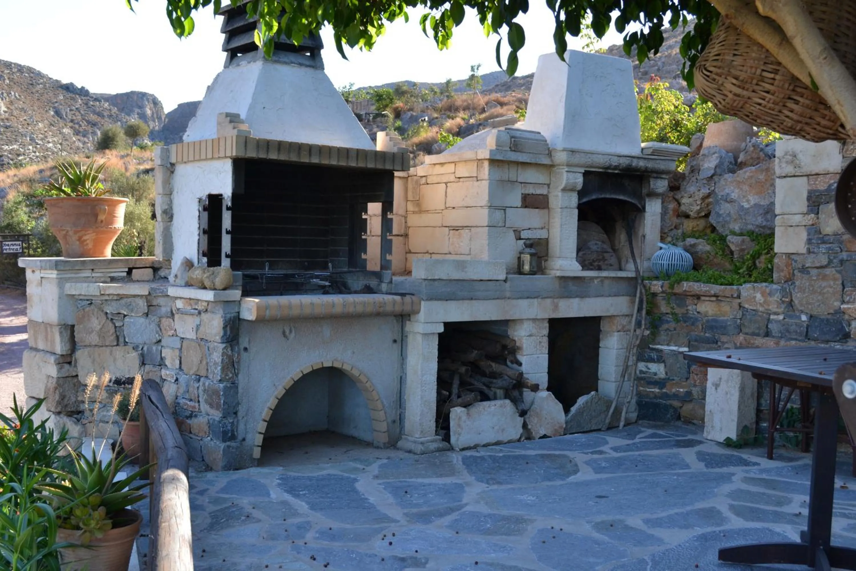 BBQ facilities in Katerina Apartments