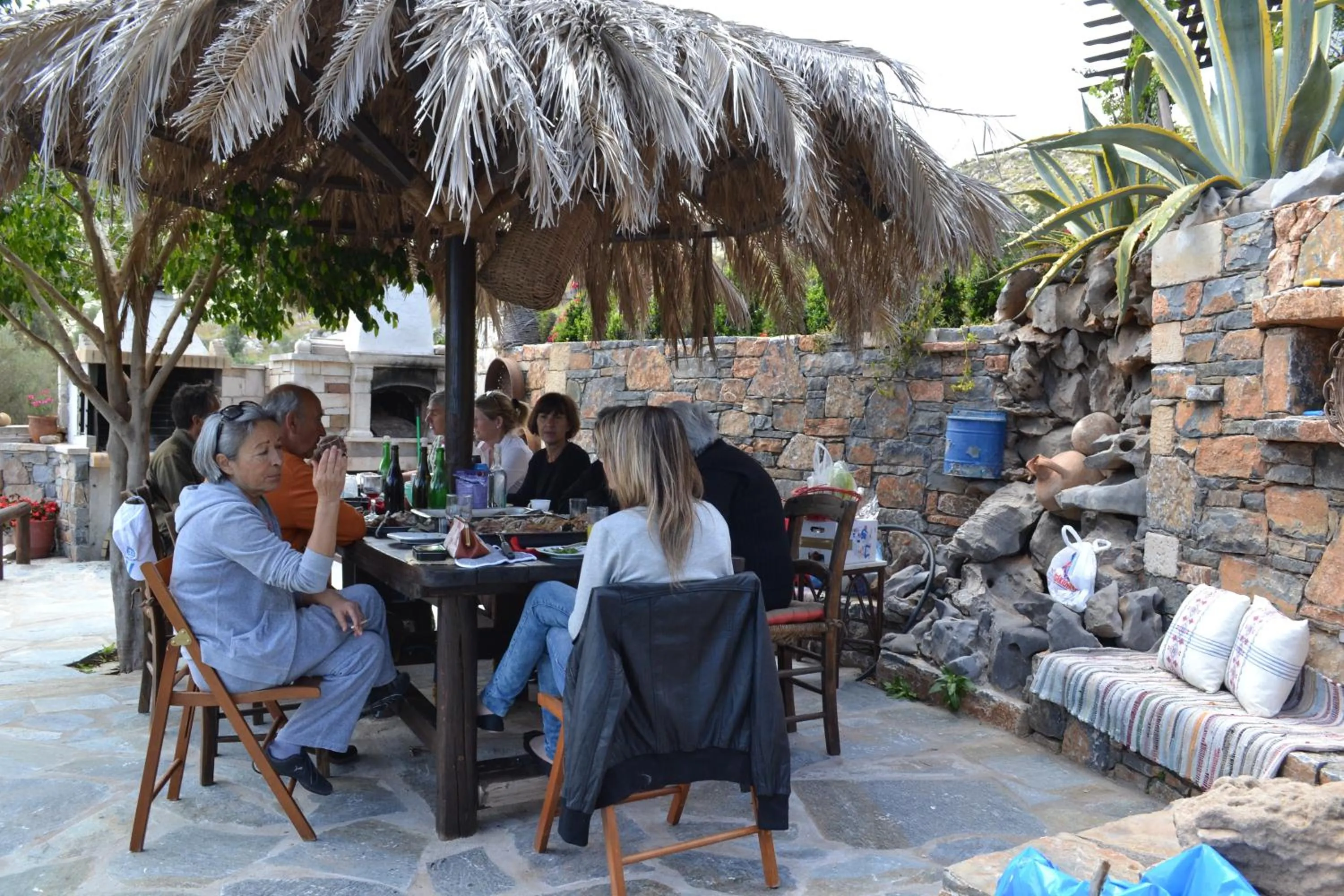 BBQ facilities in Katerina Apartments