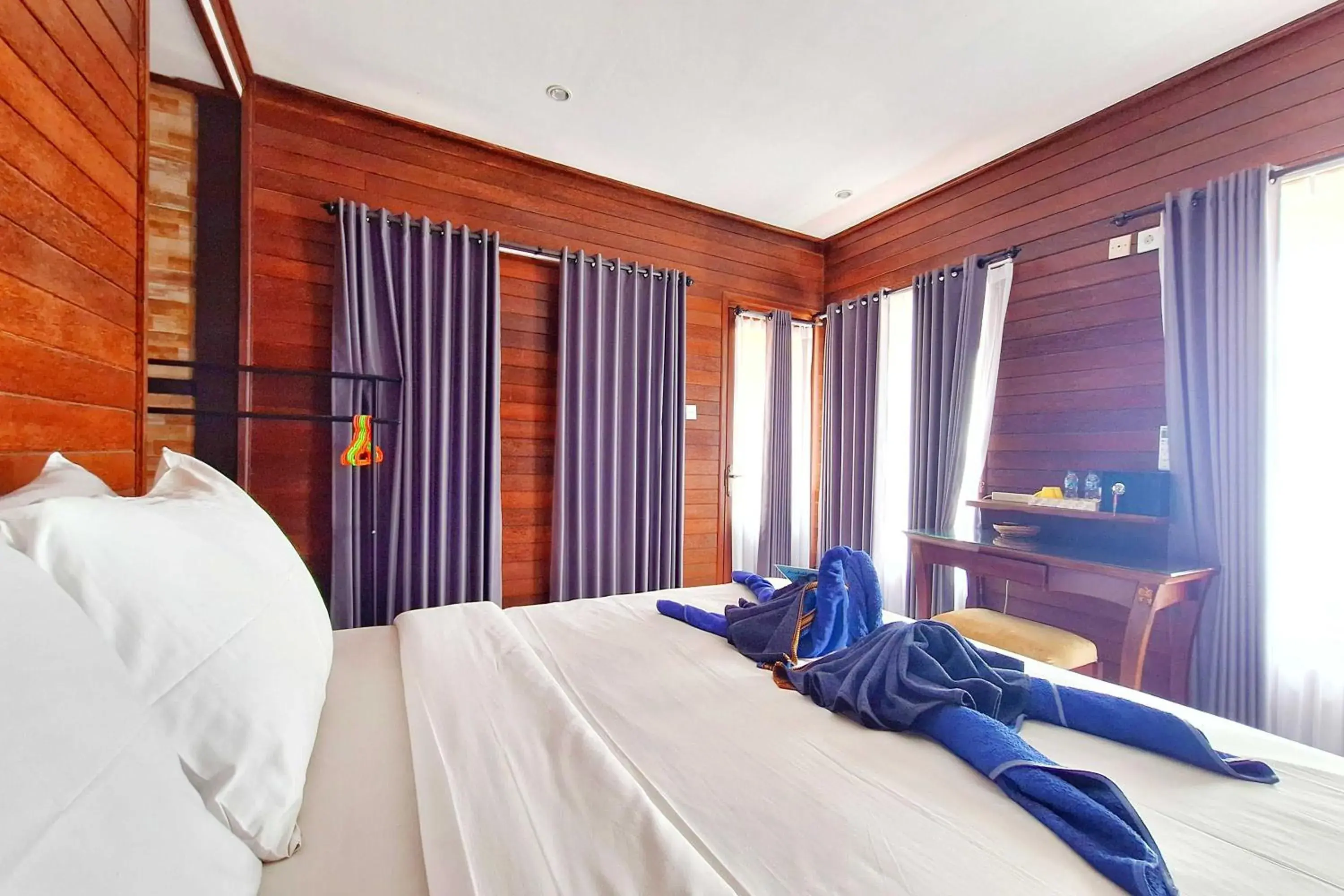 Bed in The Beach Huts Lembongan Bed in The Beach Huts Lembongan