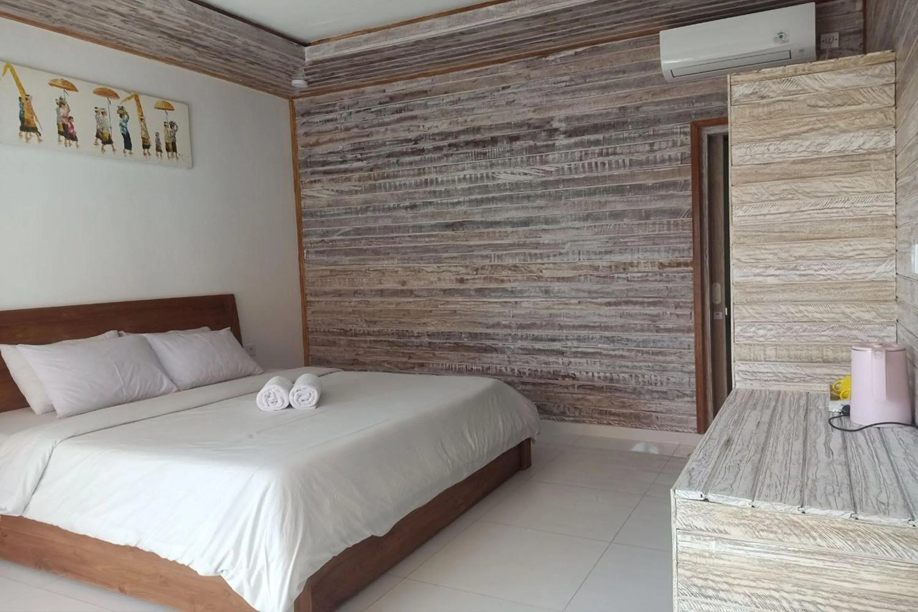 Bed in The Beach Huts Lembongan