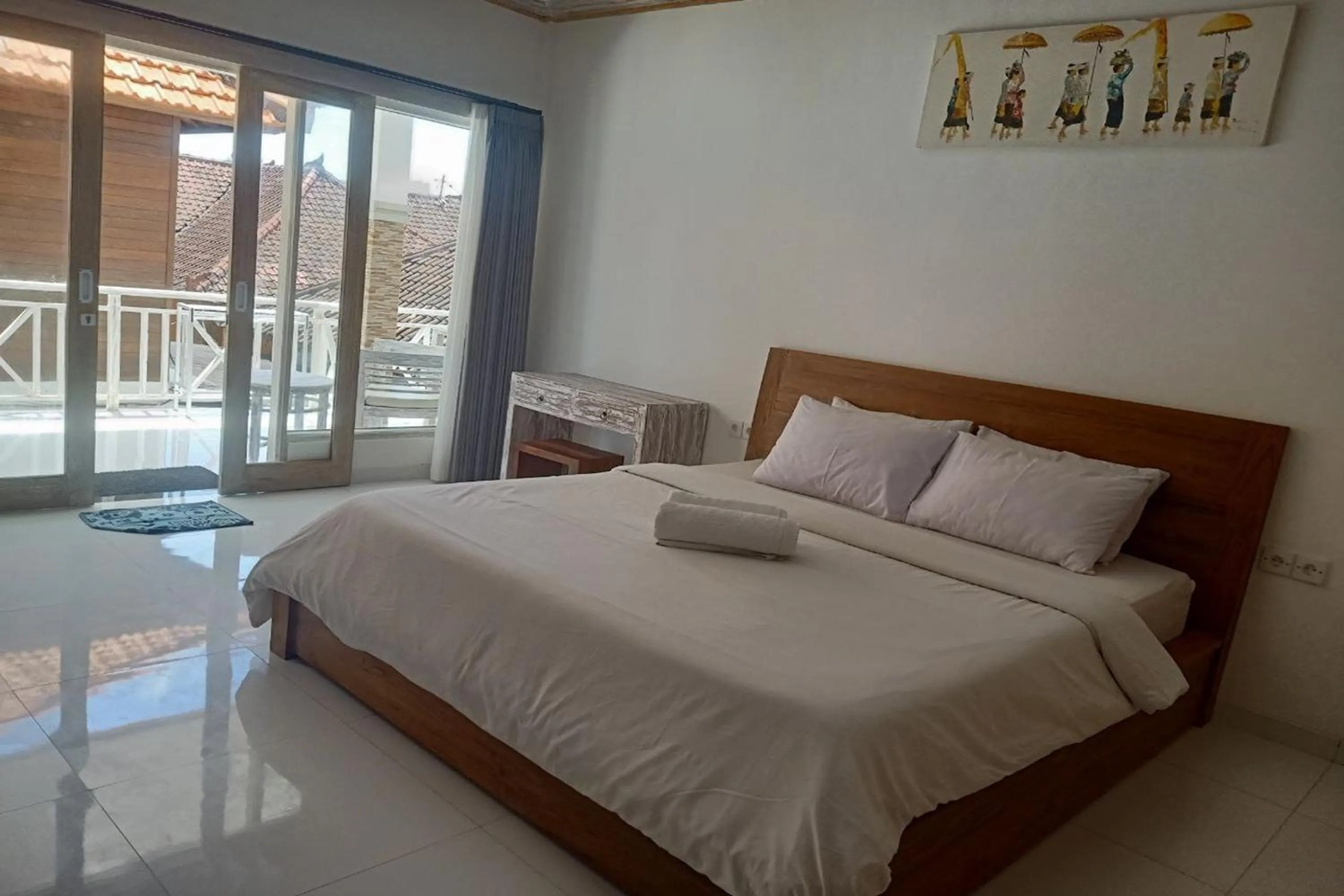 Bed in The Beach Huts Lembongan